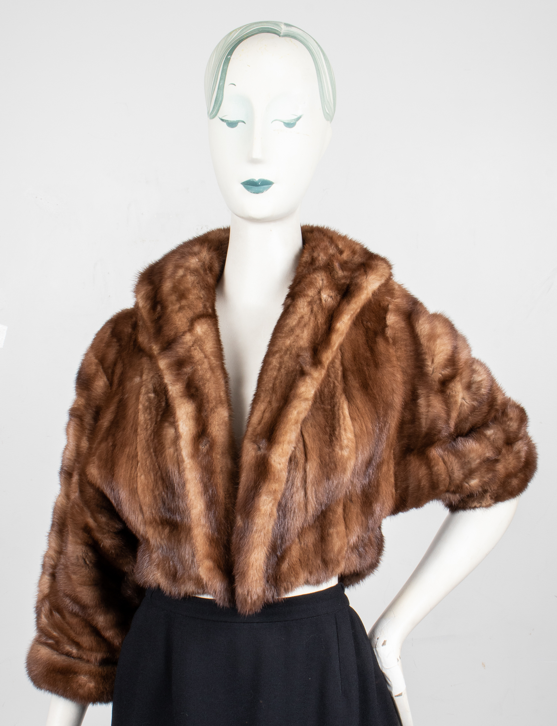 BERGDORF GOODMAN MINK FUR COAT 3c3597