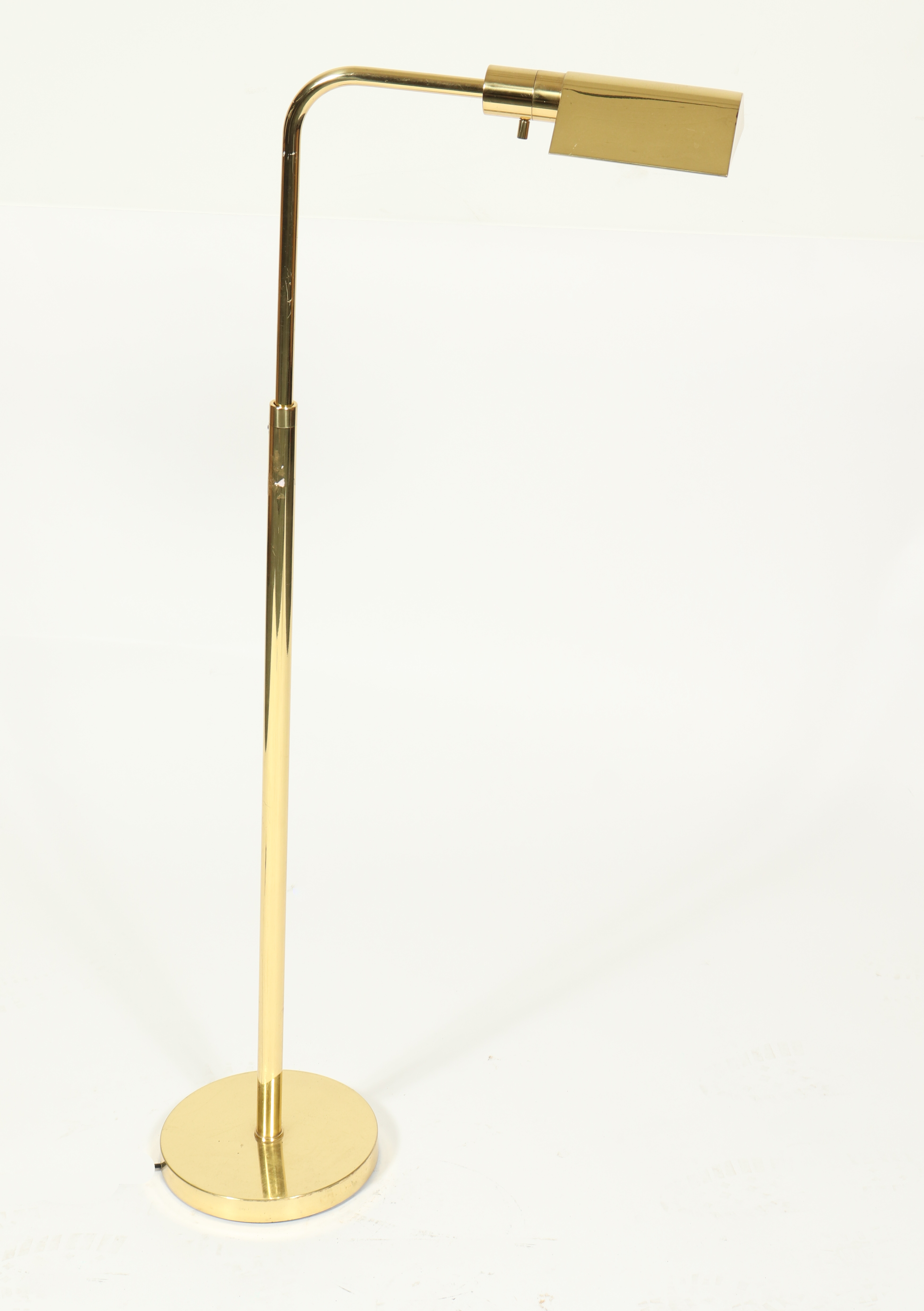 MODERN BRASS ADJUSTABLE FLOOR LAMP