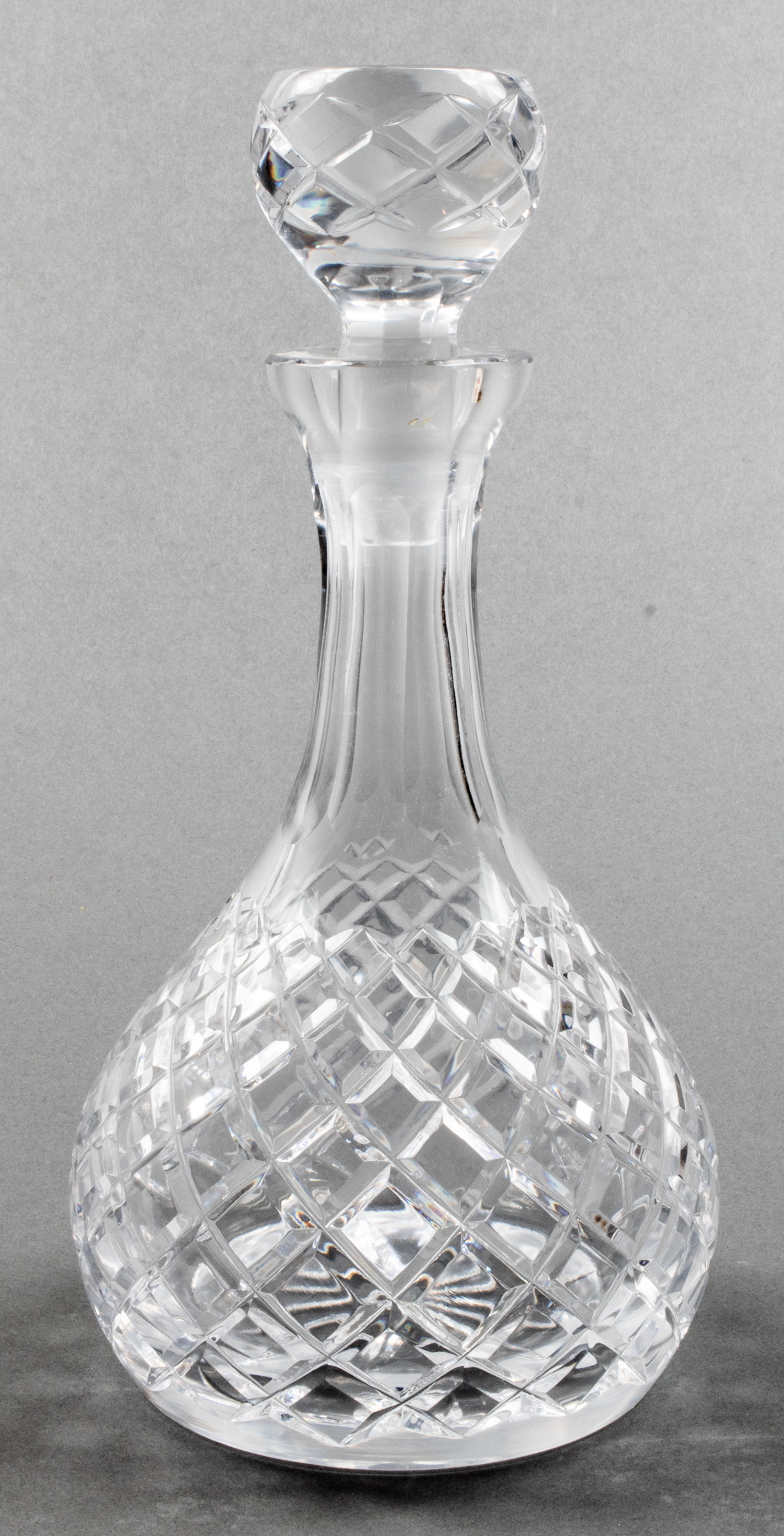 CRYSTAL DECANTER WITH STOPPER TOP 3c36dd