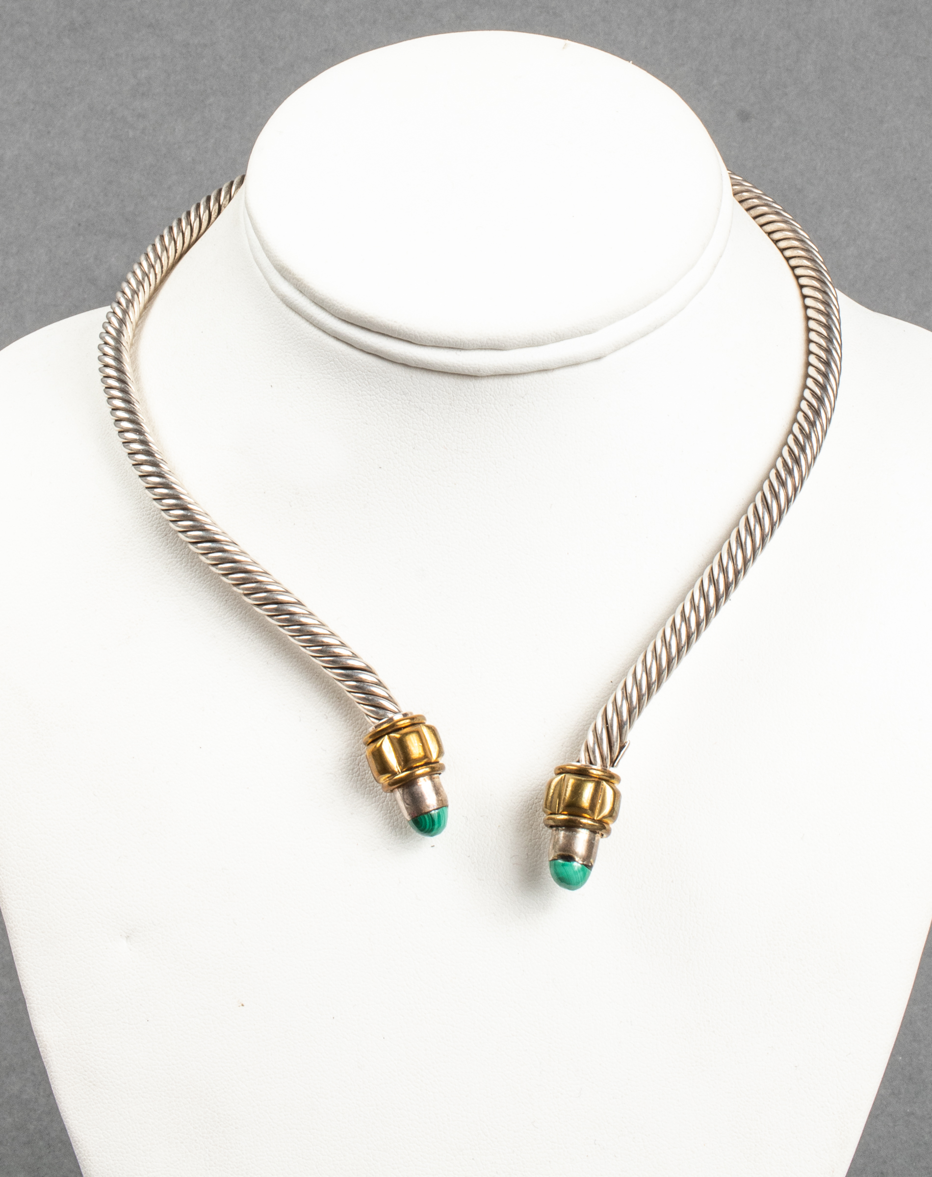 DAVID YURMAN STYLE SILVER MALACHITE 3c36e4