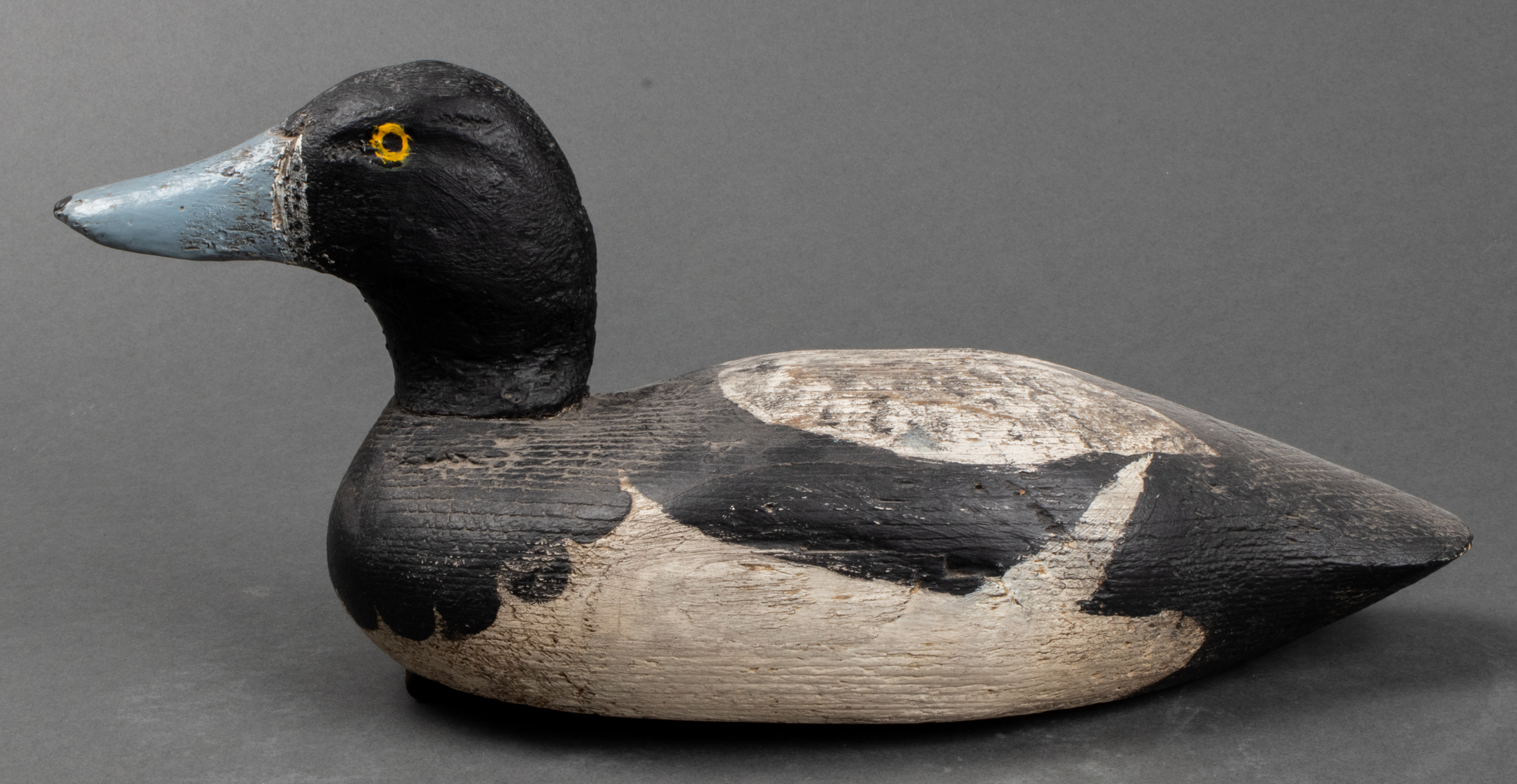 CARVED AND PAINTED WOODEN MALLARD 3c3744