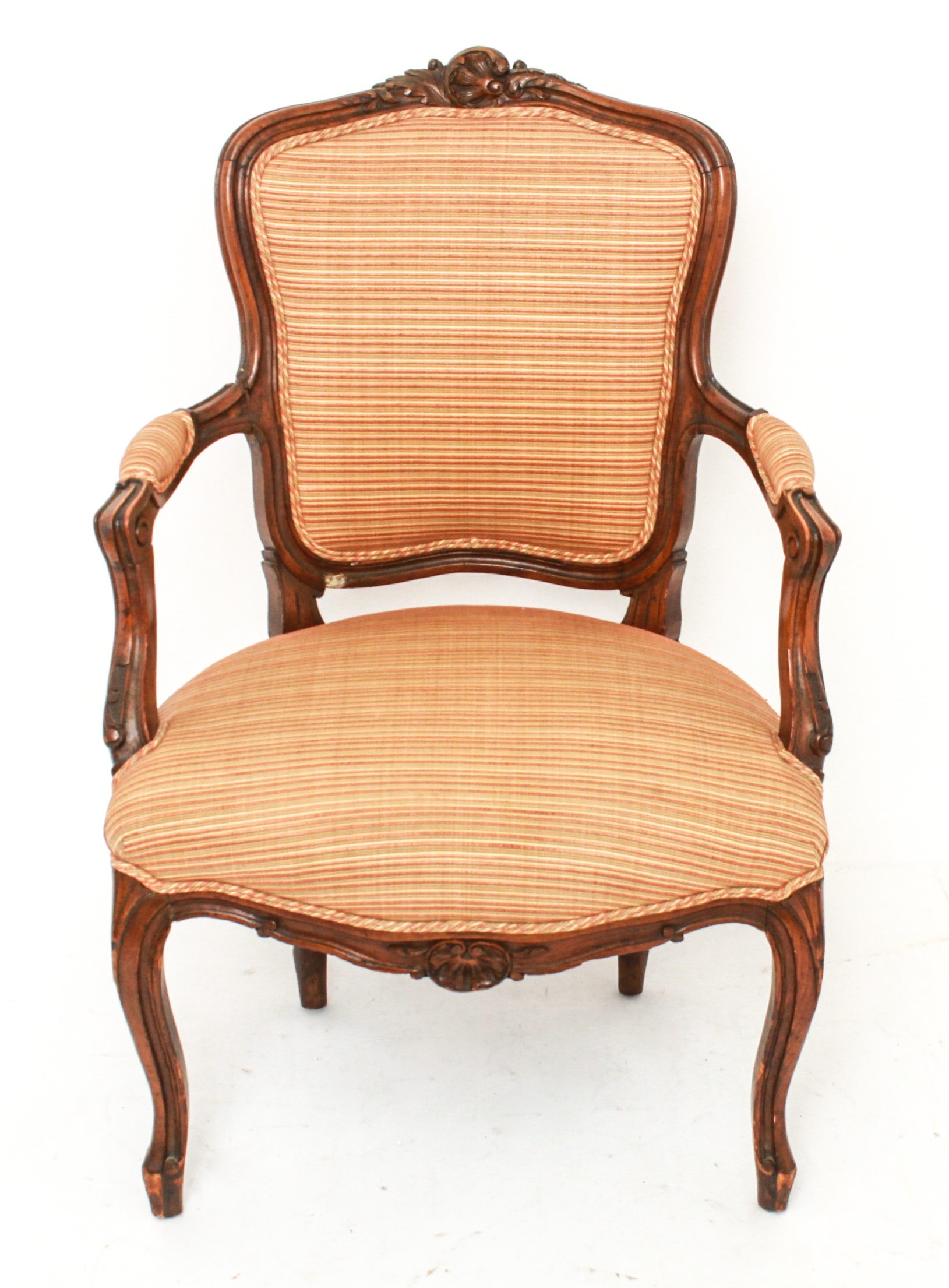 LOUIS XV STYLE FAUTEUIL ARM CHAIR