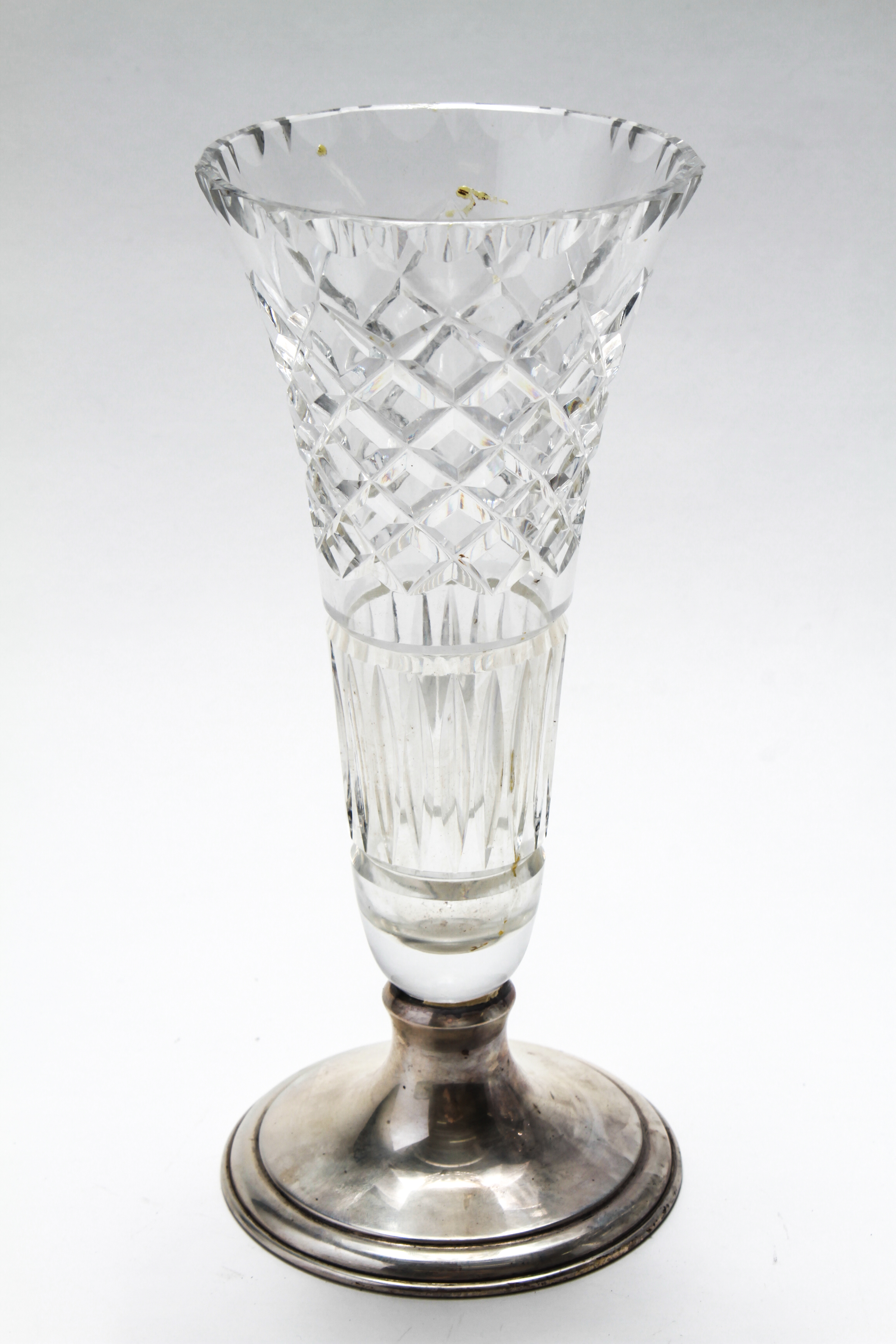 HAWKES VASE WITH STERLING SILVER 3c3779