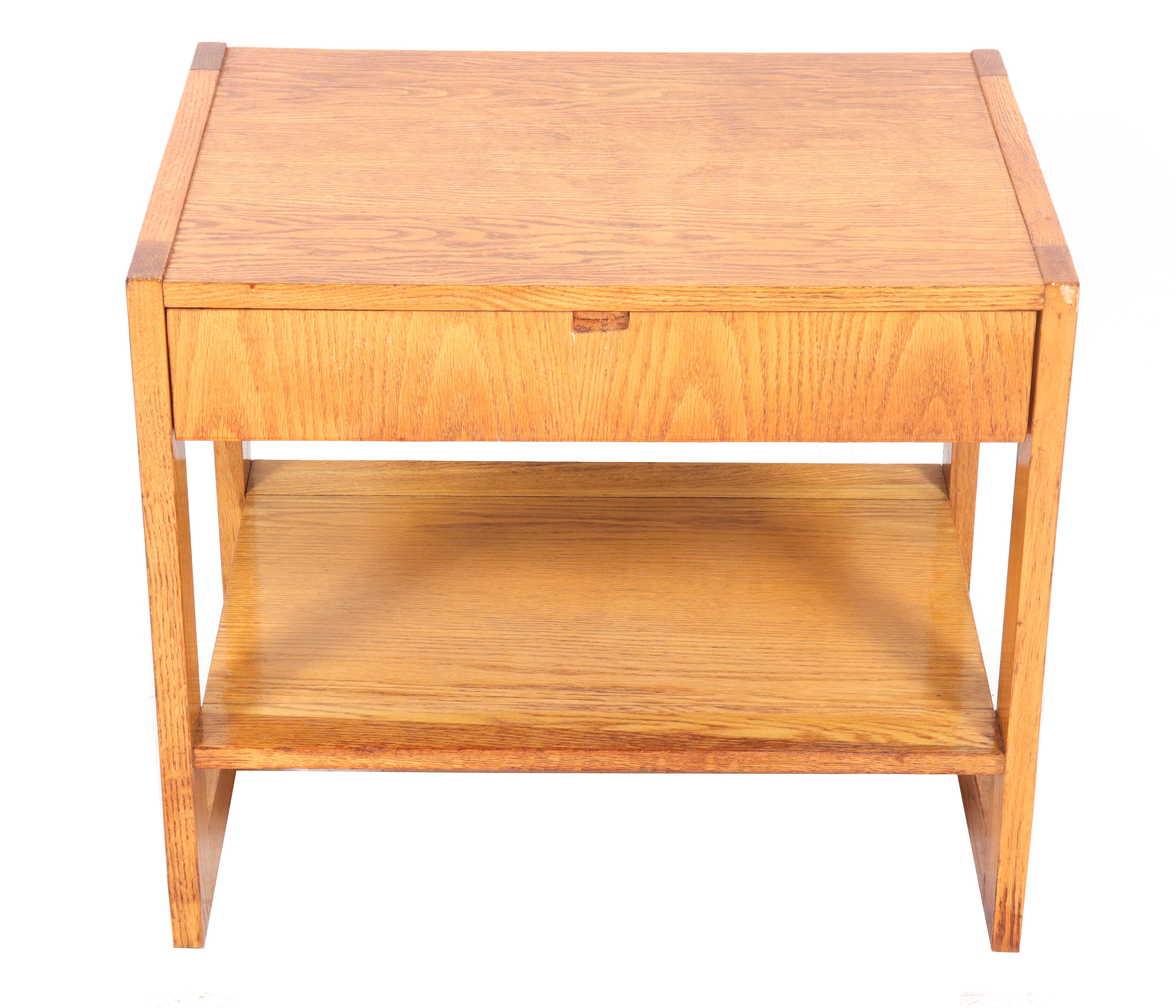 WOODEN SINGLE DRAWER NIGHTSTAND  3c37a5