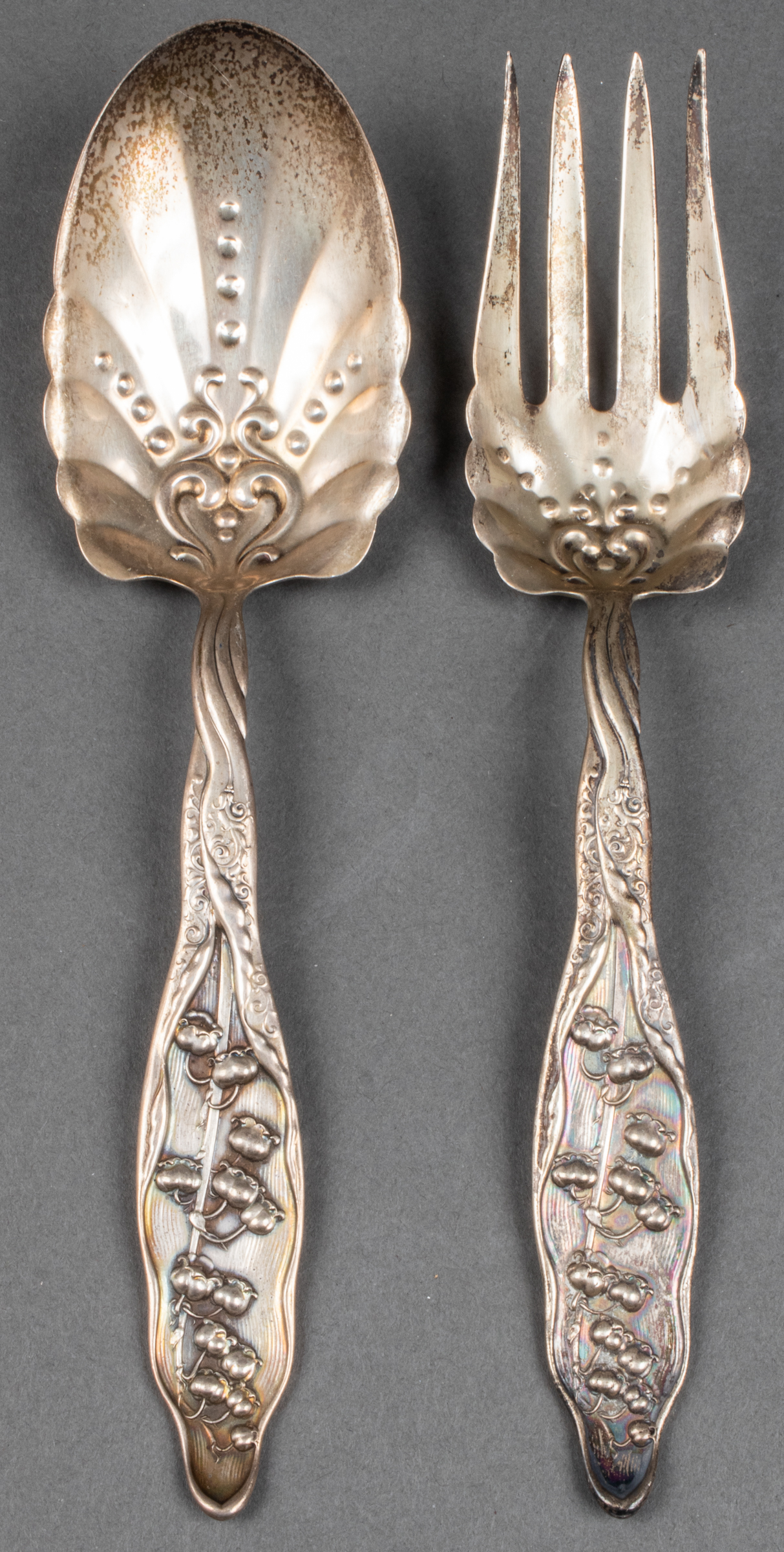 WHITING ART NOUVEAU SILVER SERVING 3c38c4