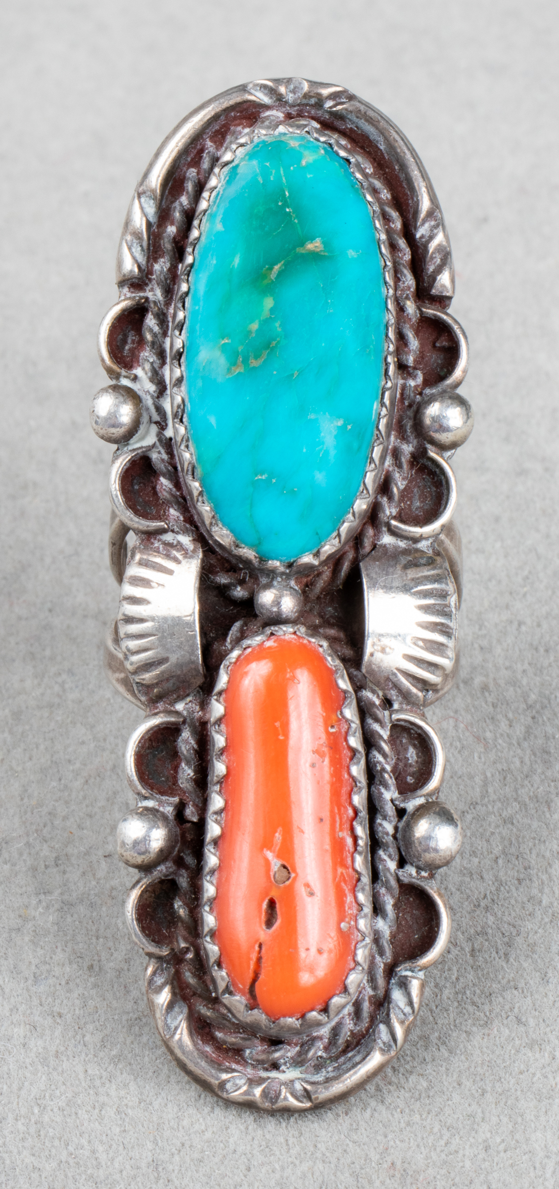 NATIVE AMERICAN SILVER TURQUOISE