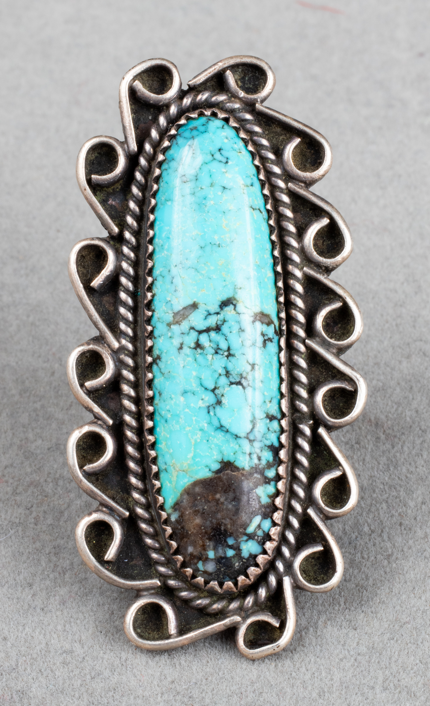 NATIVE AMERICAN NAVAJO SILVER TURQUOISE