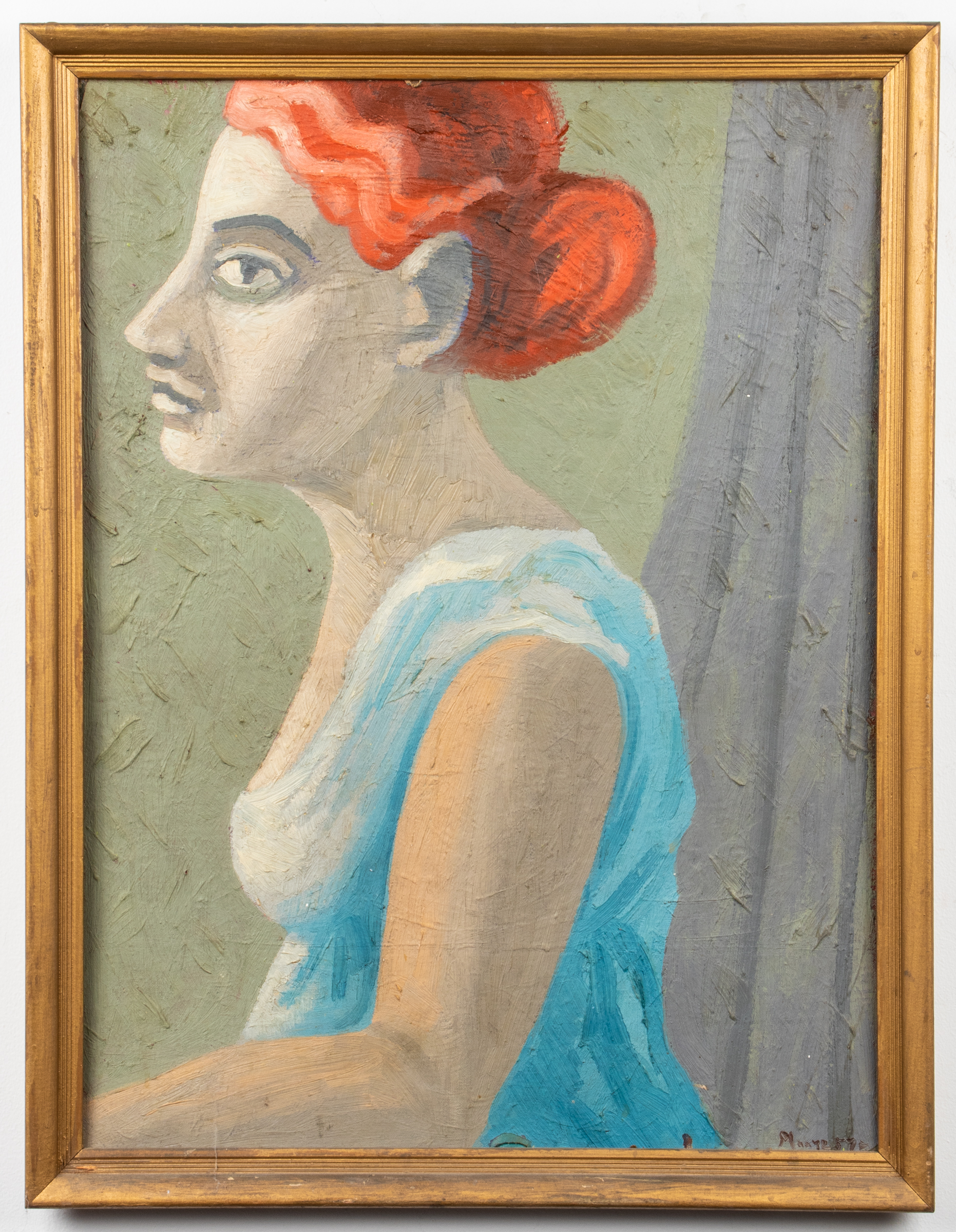 SIGNED MOORE "PORTRAIT OF A WOMAN"