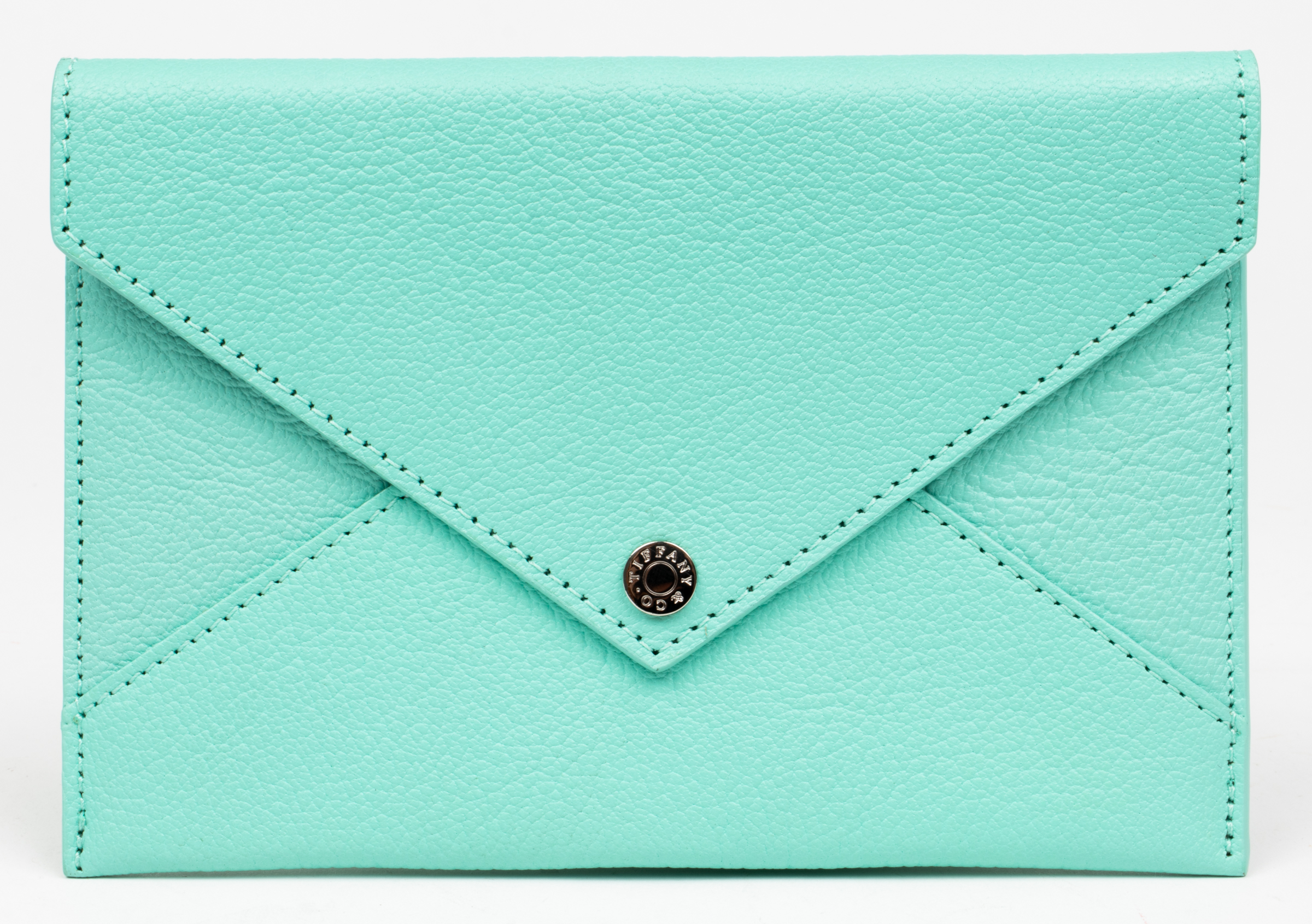 TIFFANY CO BLUE LEATHER ENVELOPE 3c397b