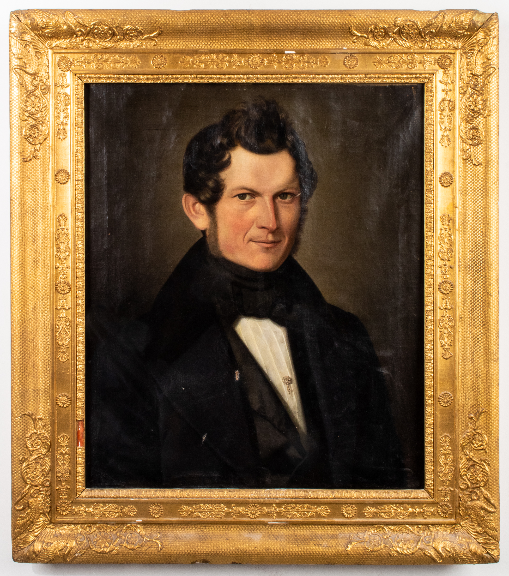 AMERICAN SCHOOL PORTRAIT OF A GENTLEMAN  3c397e