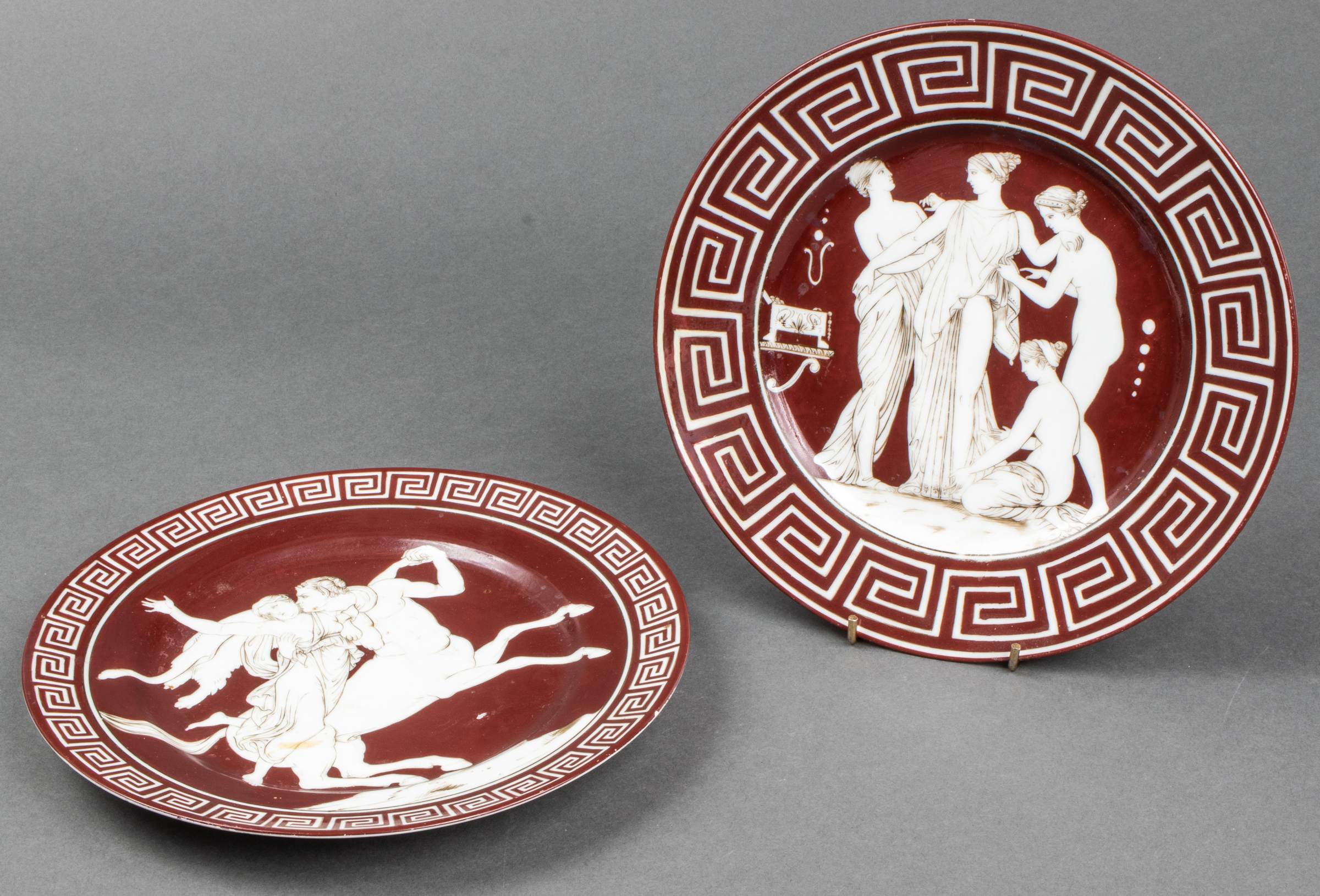 RICHARD GINORI GREEK MYTHOLOGICAL PLATES,