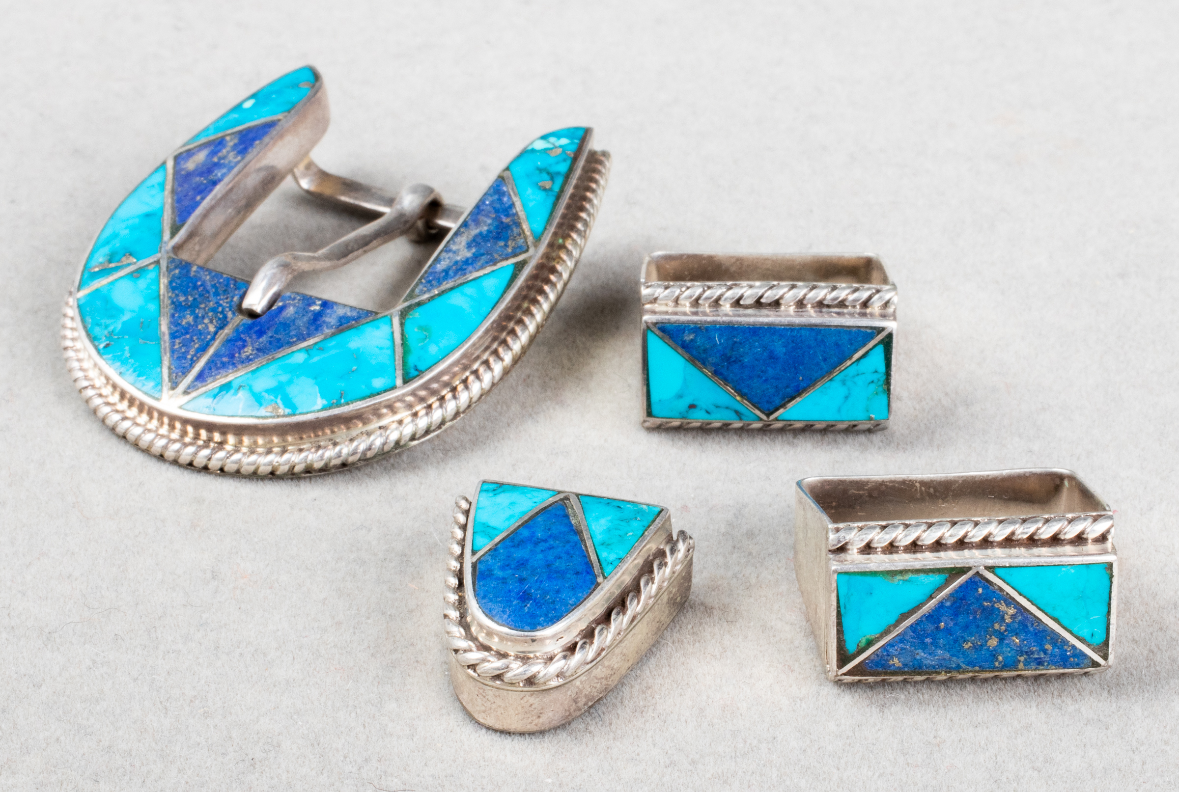 NAVAJO SILVER TURQUOISE LAPIS 3c3a13