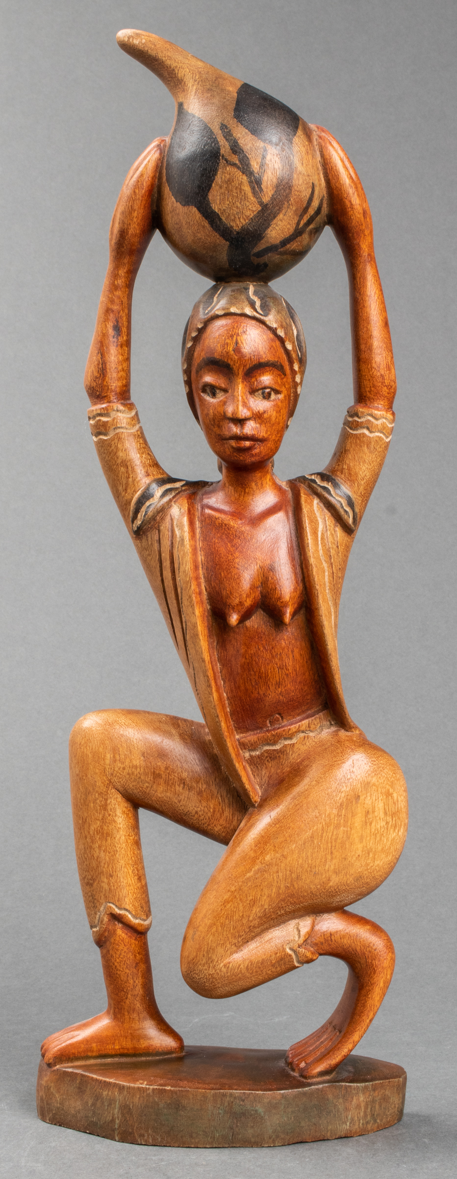 AFRICAN CARVED WOODEN SCULPUTURE 3c3aca