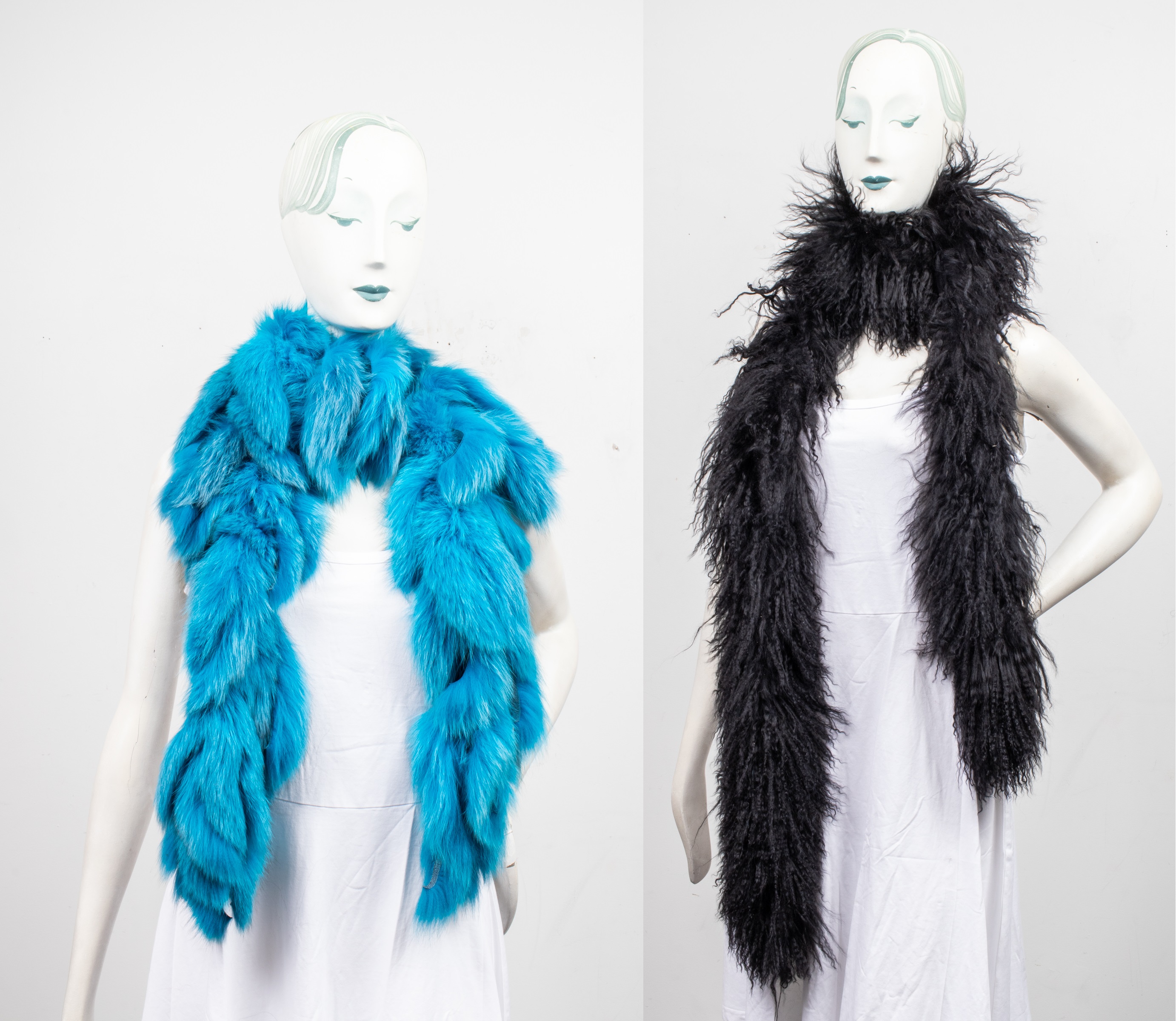 FINNISH FOX FUR & MONGOLIAN LAMB FUR