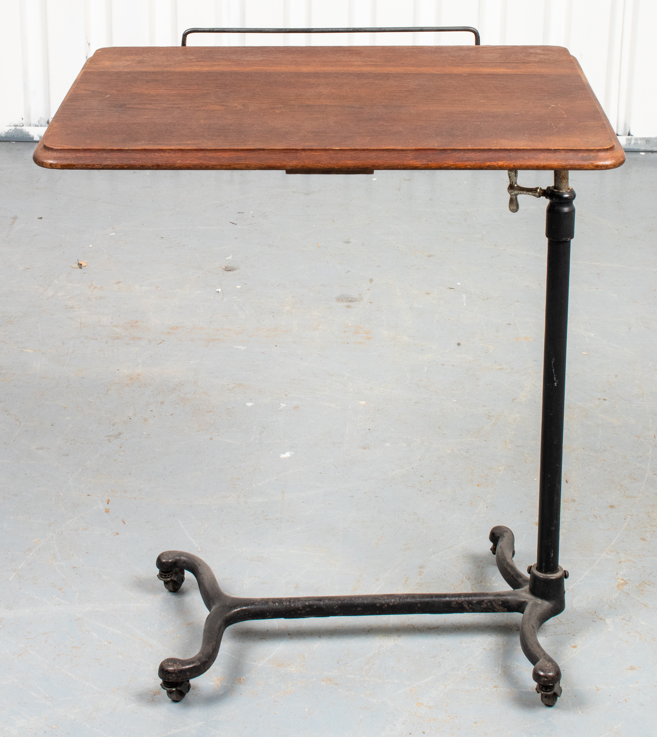 VICTORIAN CAST IRON AND OAK ROLLING 3c3b07