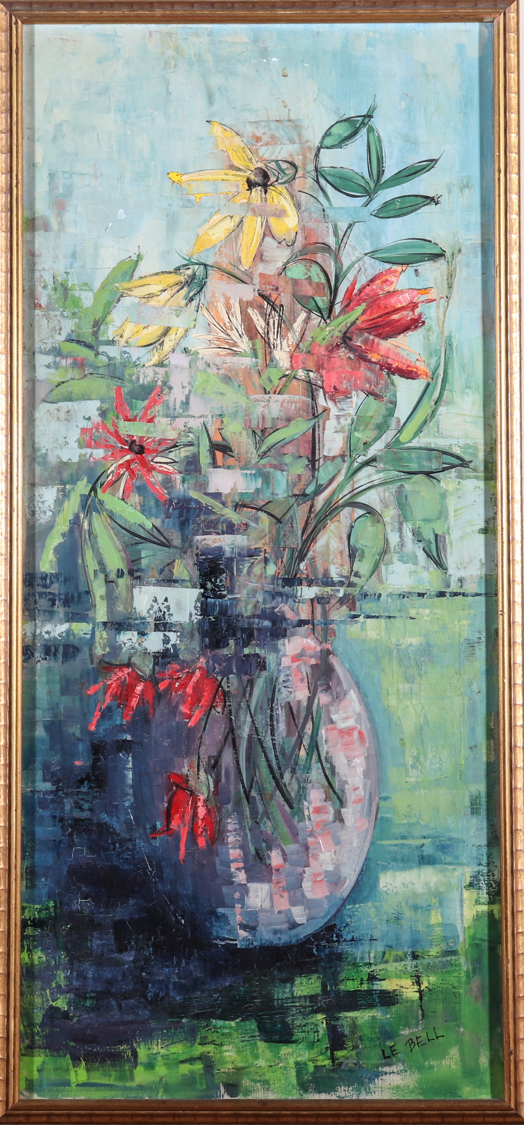 SIGNED MODERNIST FLORAL BOUQUET