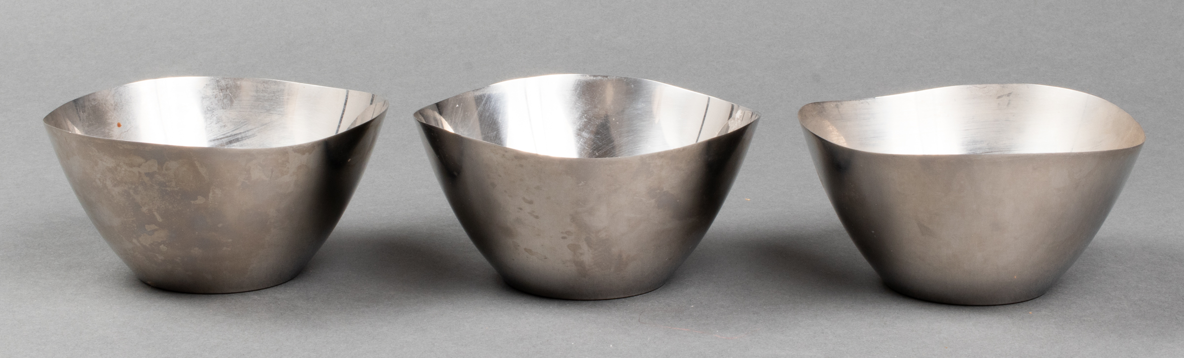 DANISH STAINLESS STEEL BOWLS 3 3c3bac