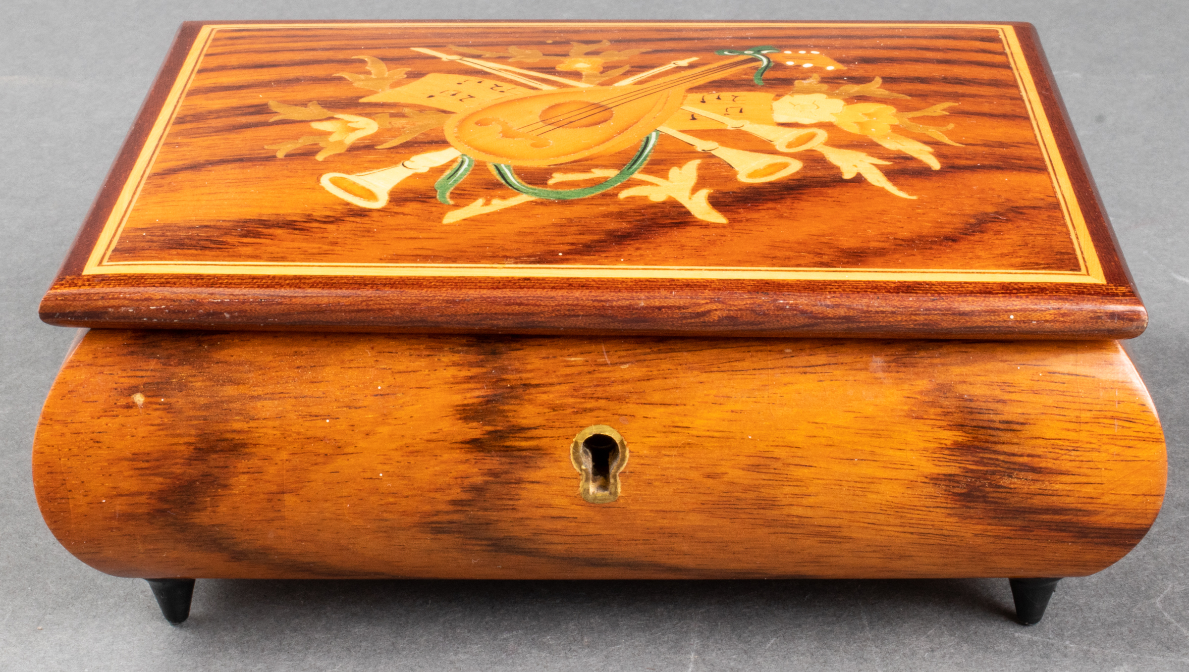 ITALIAN REUGE HAND INLAID WOODEN