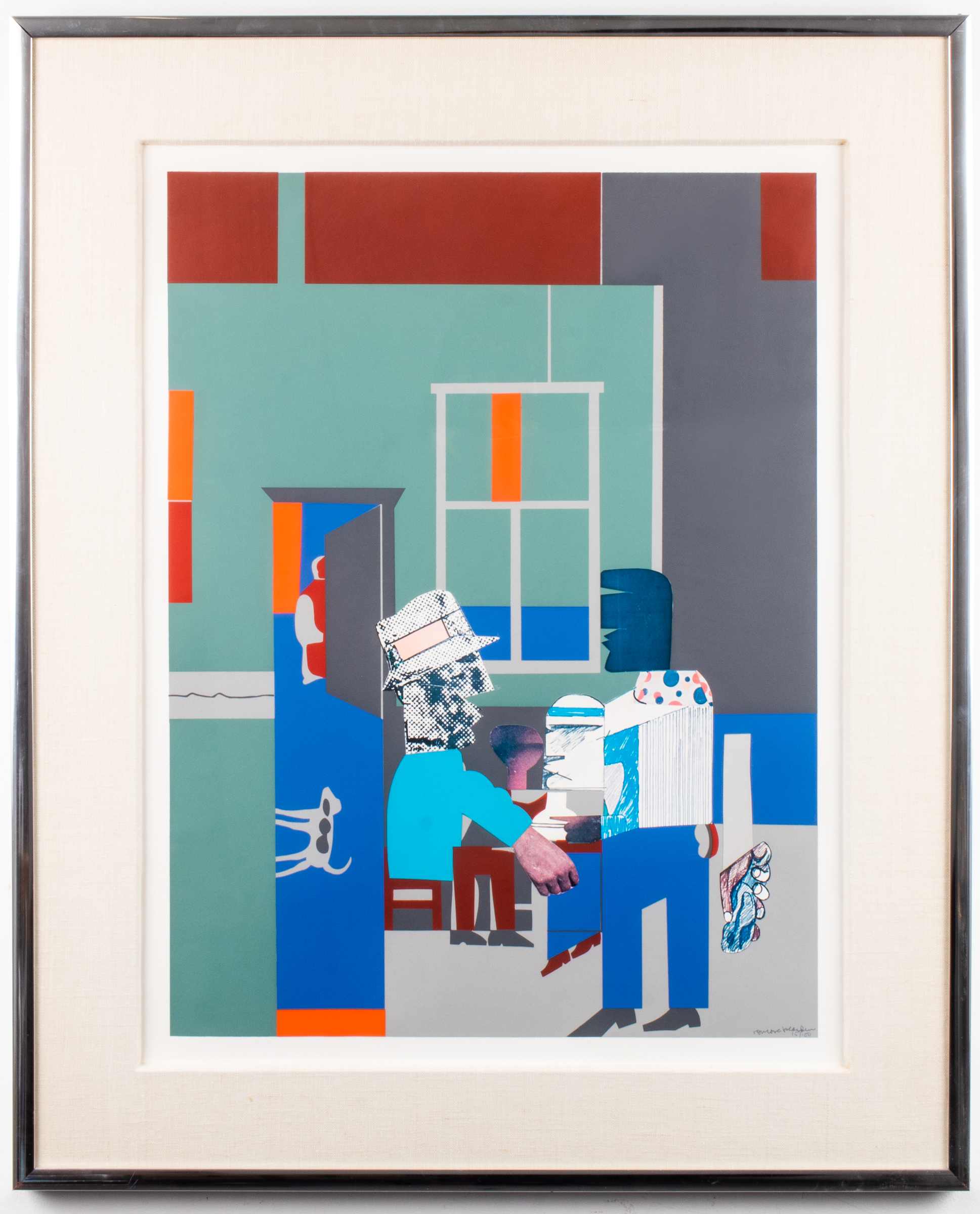 ROMARE BEARDEN CAROLINA BLUE  3c3bec