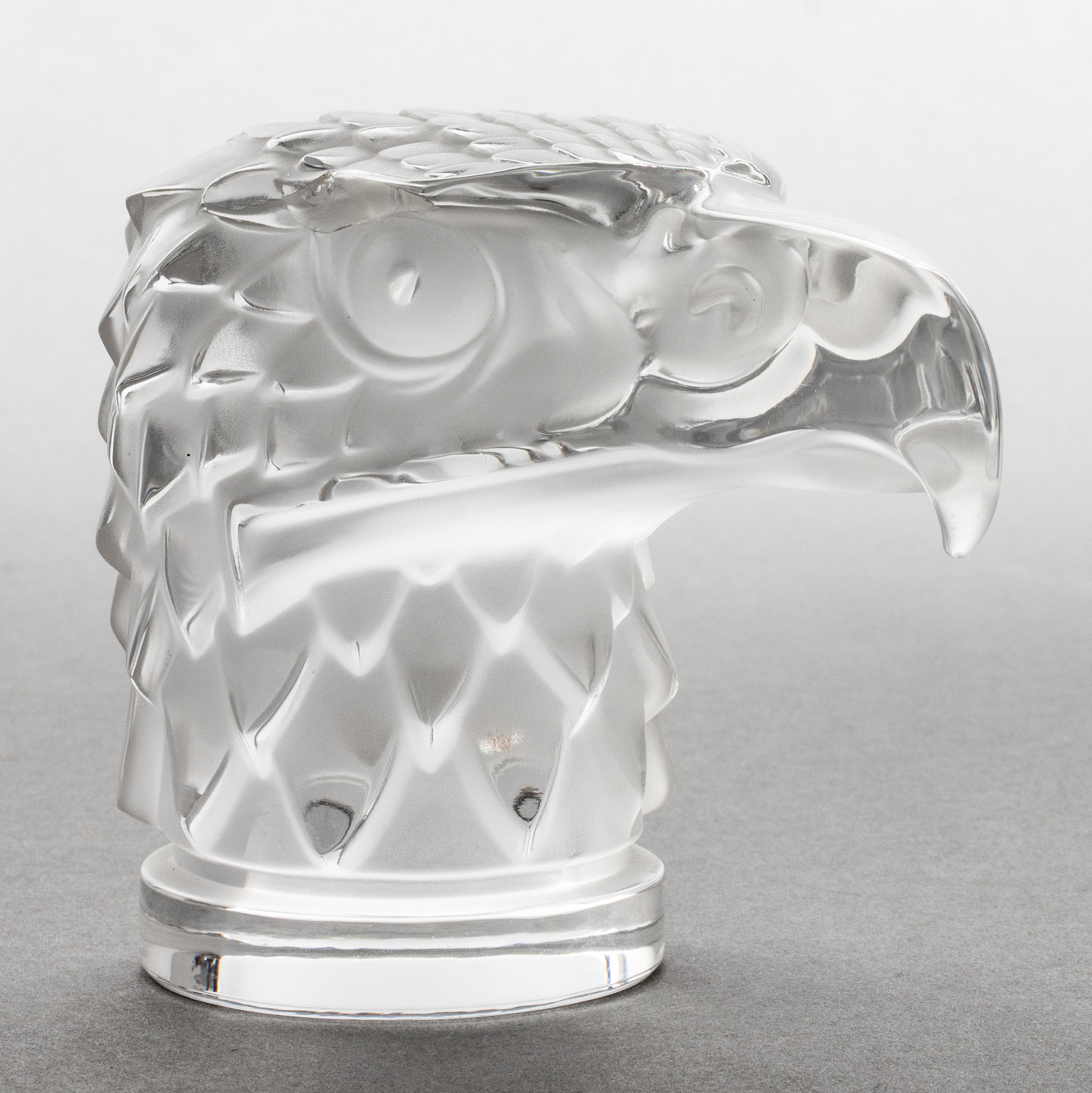 LALIQUE EAGLE FROSTED ART GLASS 3c3c09