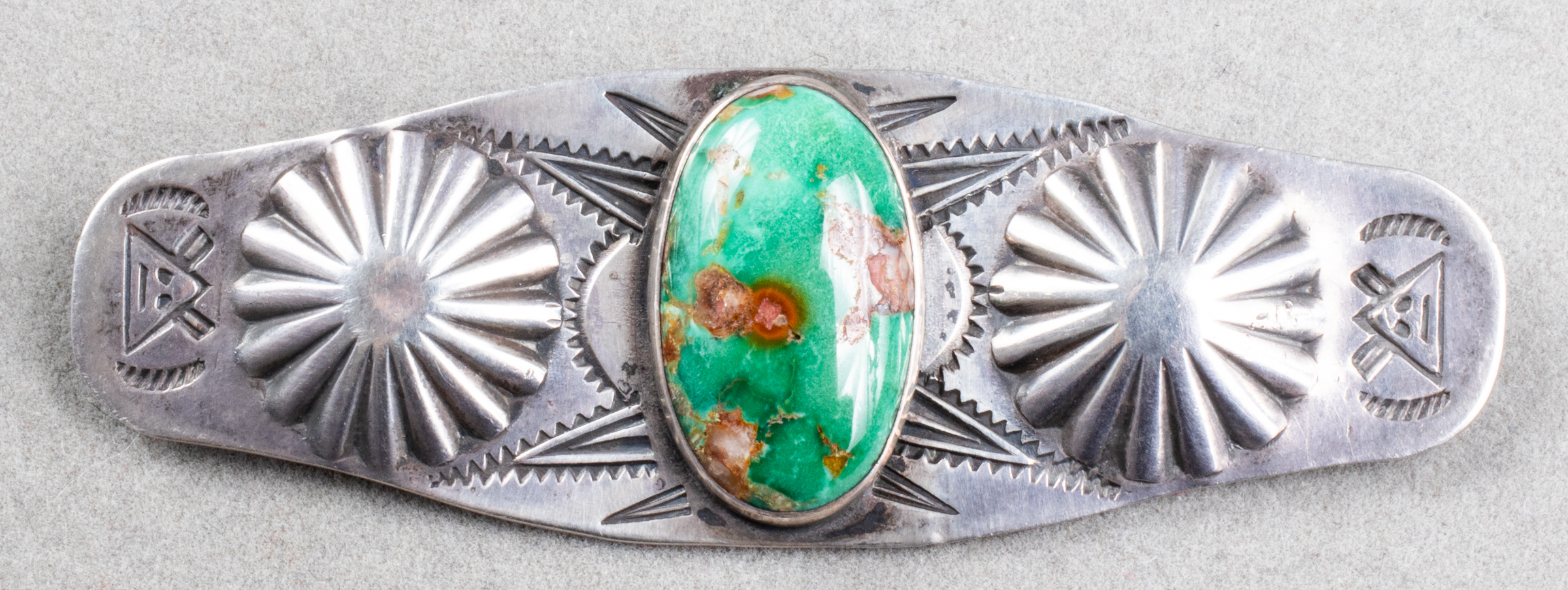 NATIVE AMERICAN NAVAJO SILVER TURQUOISE