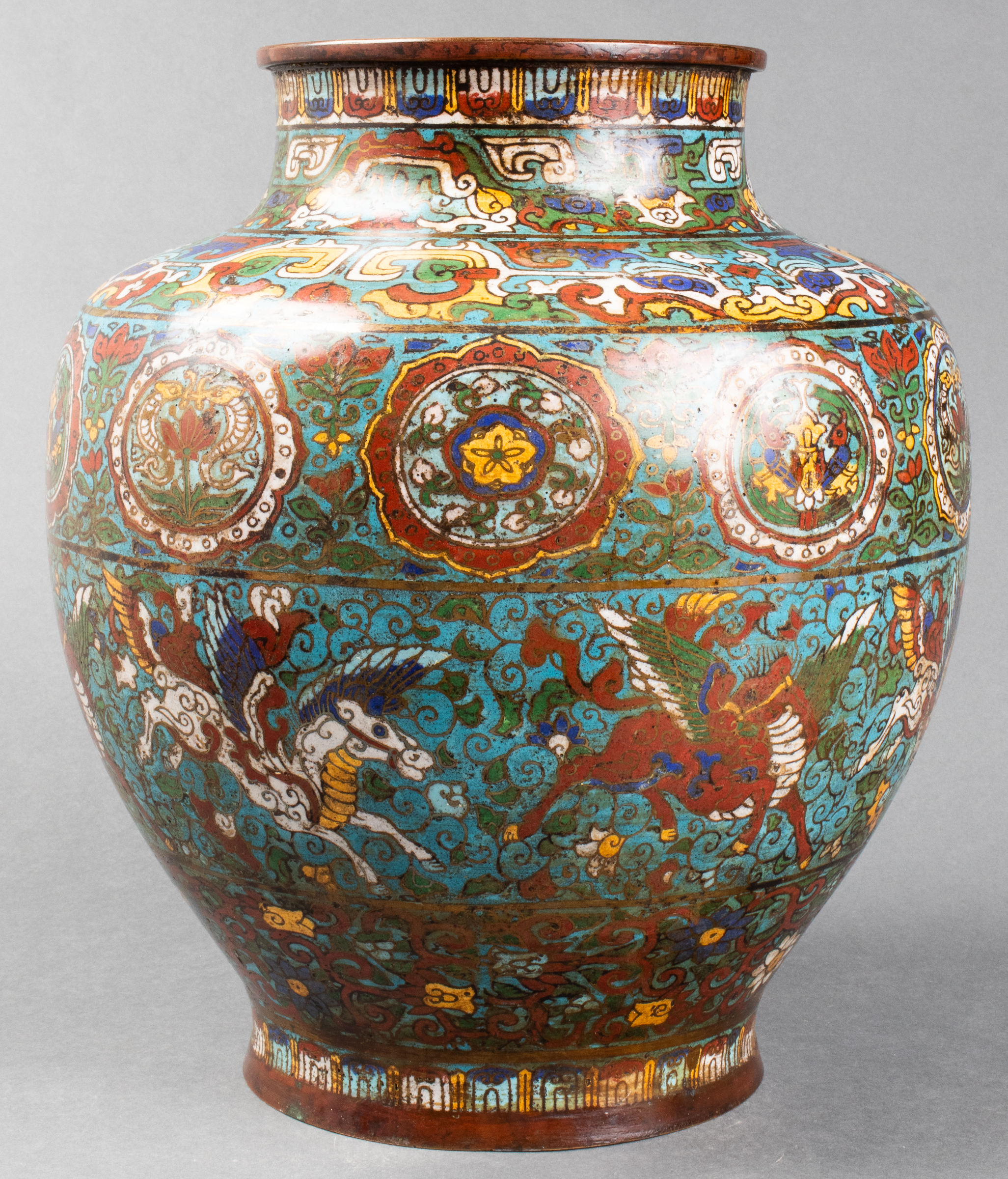 CHINESE MING DYNASTY LARGE CLOISONNE 3c3d14