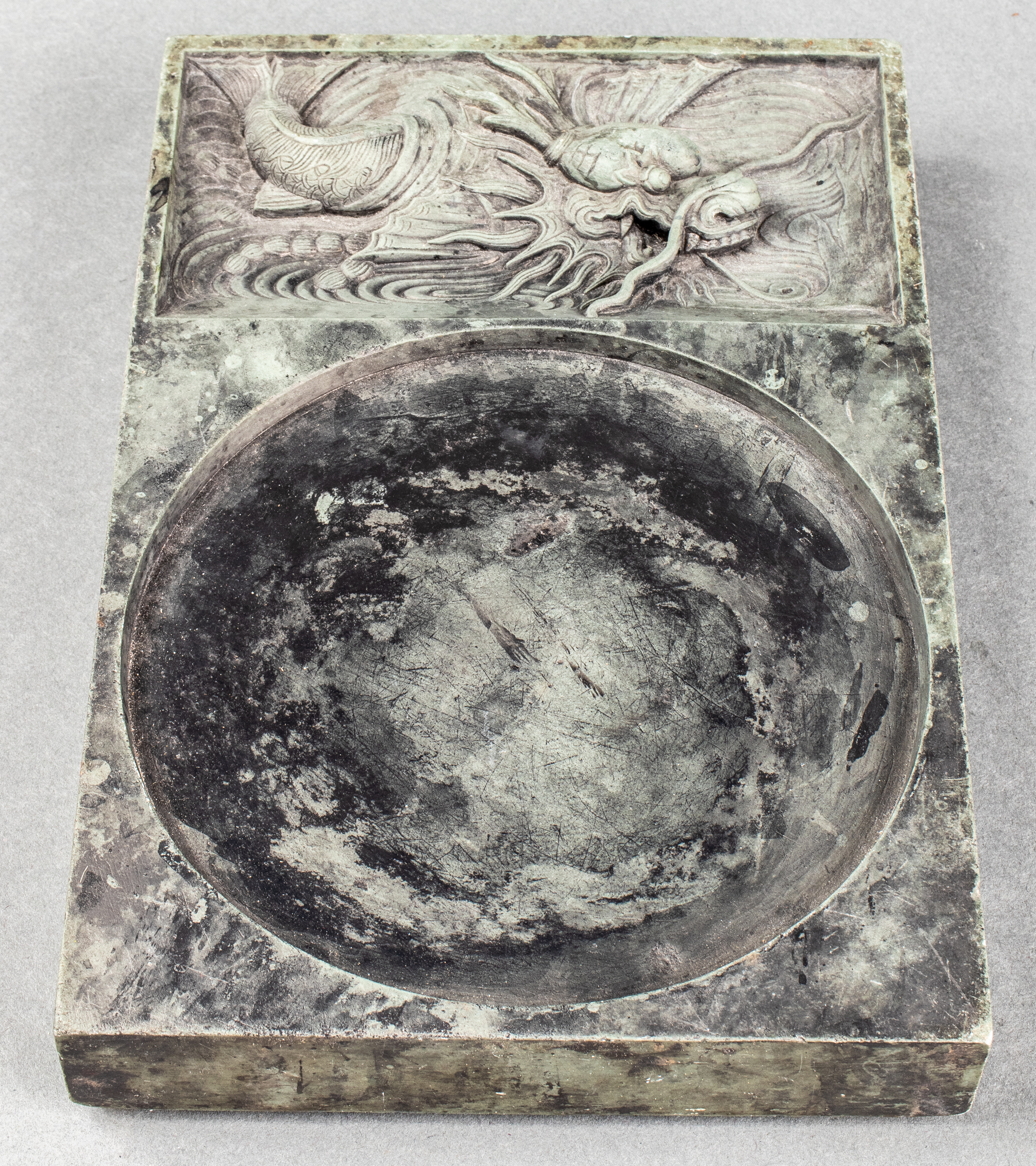 CHINESE DUAN INKSTONE WITH CARVED 3c3d28
