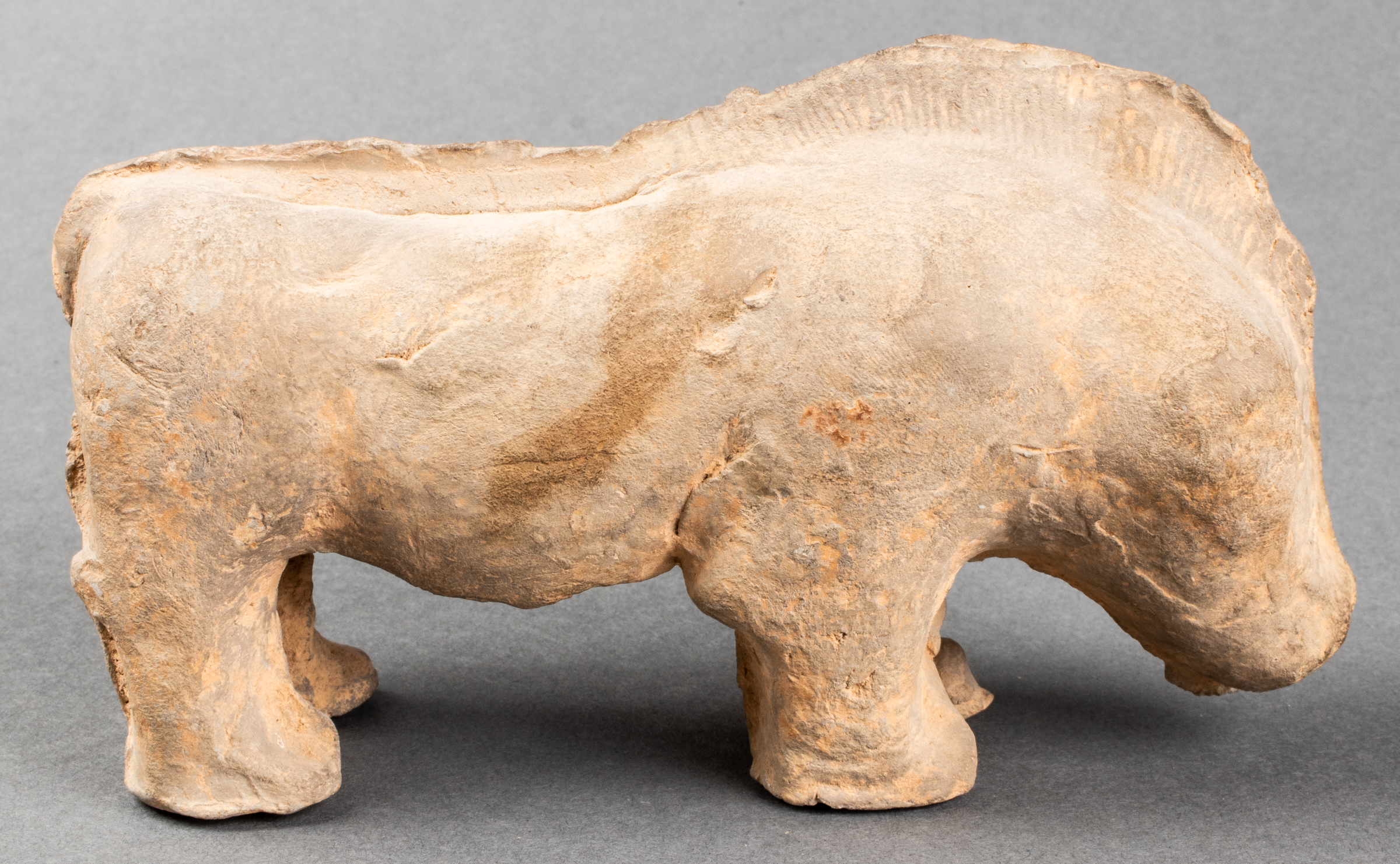 CHINESE HAN DYNASTY POTTERY BOAR 3c3d7f