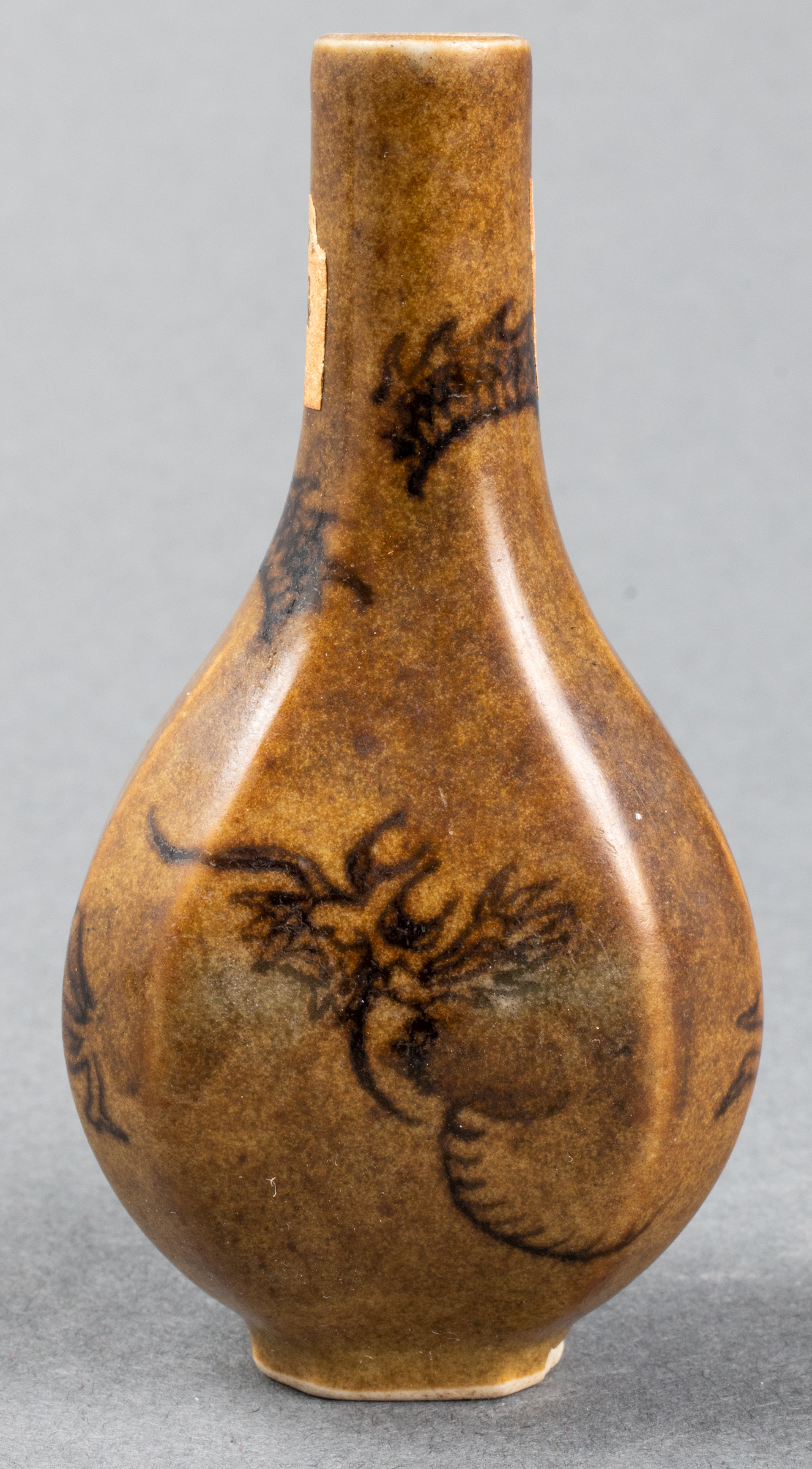 CHINESE GLAZED MINIATURE VASE W 3c3dbd