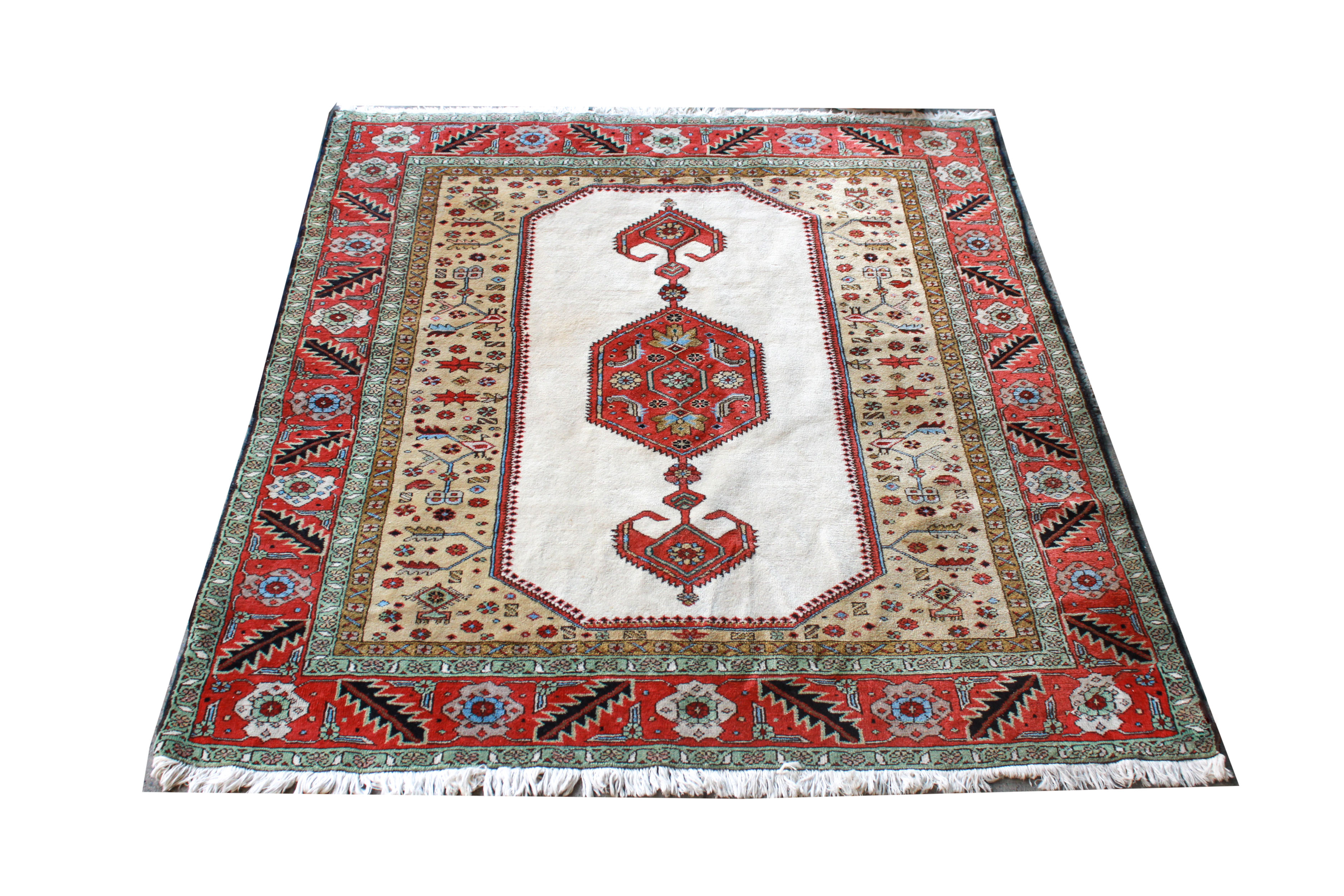 TURKISH VILLAGE CARPET W FLORALS,