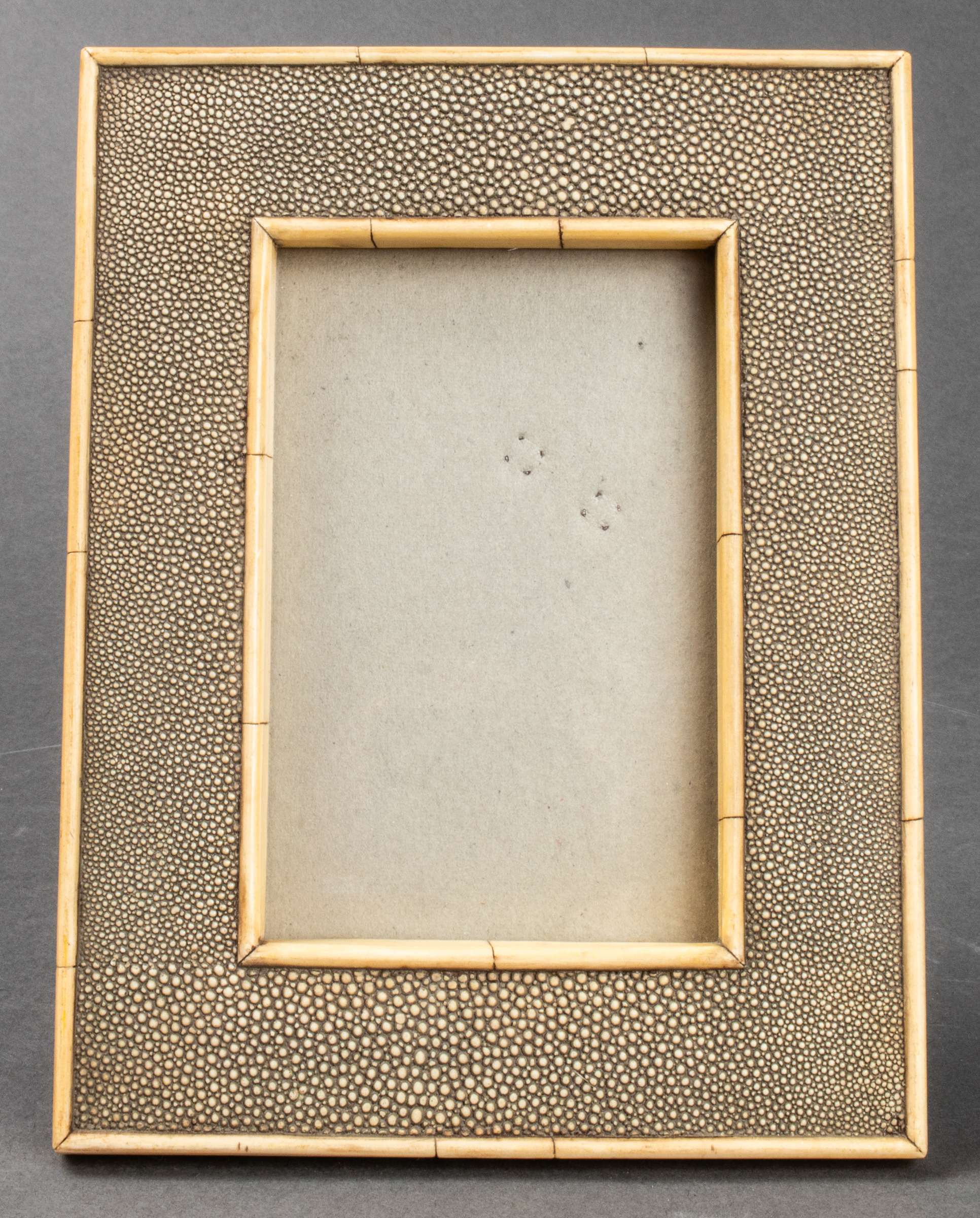 SHAGREEN AND BONE PICTURE FRAME 3c3e15