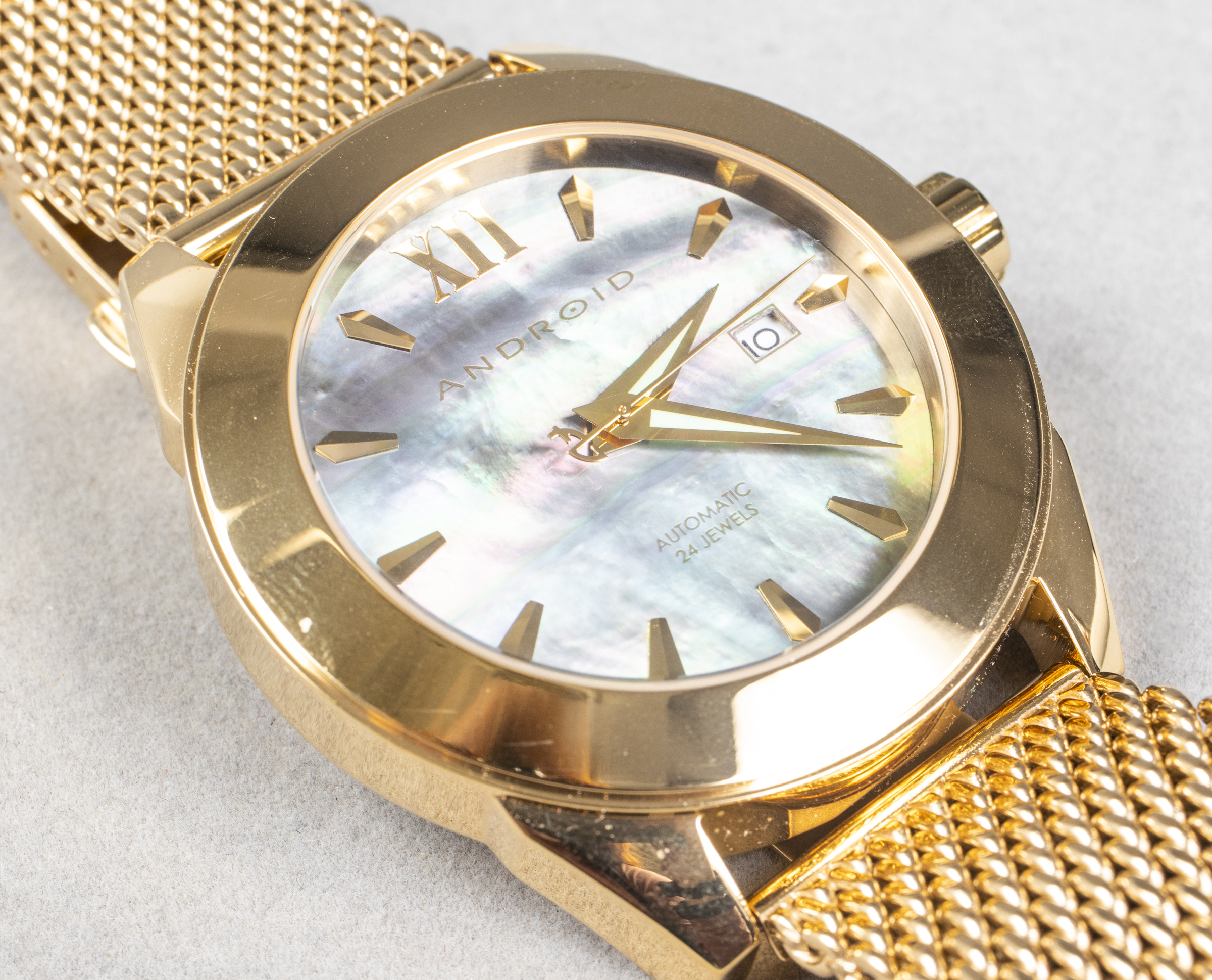 ANDROID VERTIGO GOLD TONE AUTOMATIC 3c3e9c