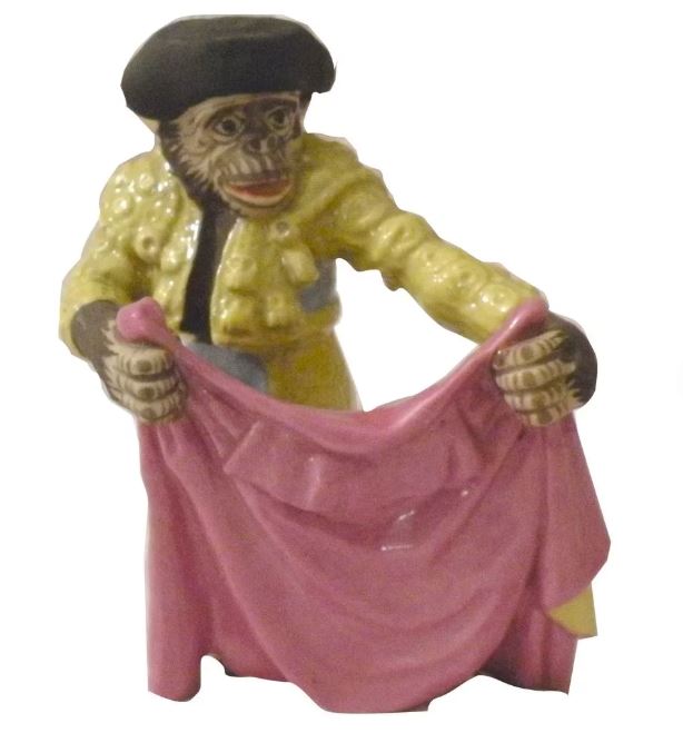 MODERN "MONKEY TOREADOR" RESIN