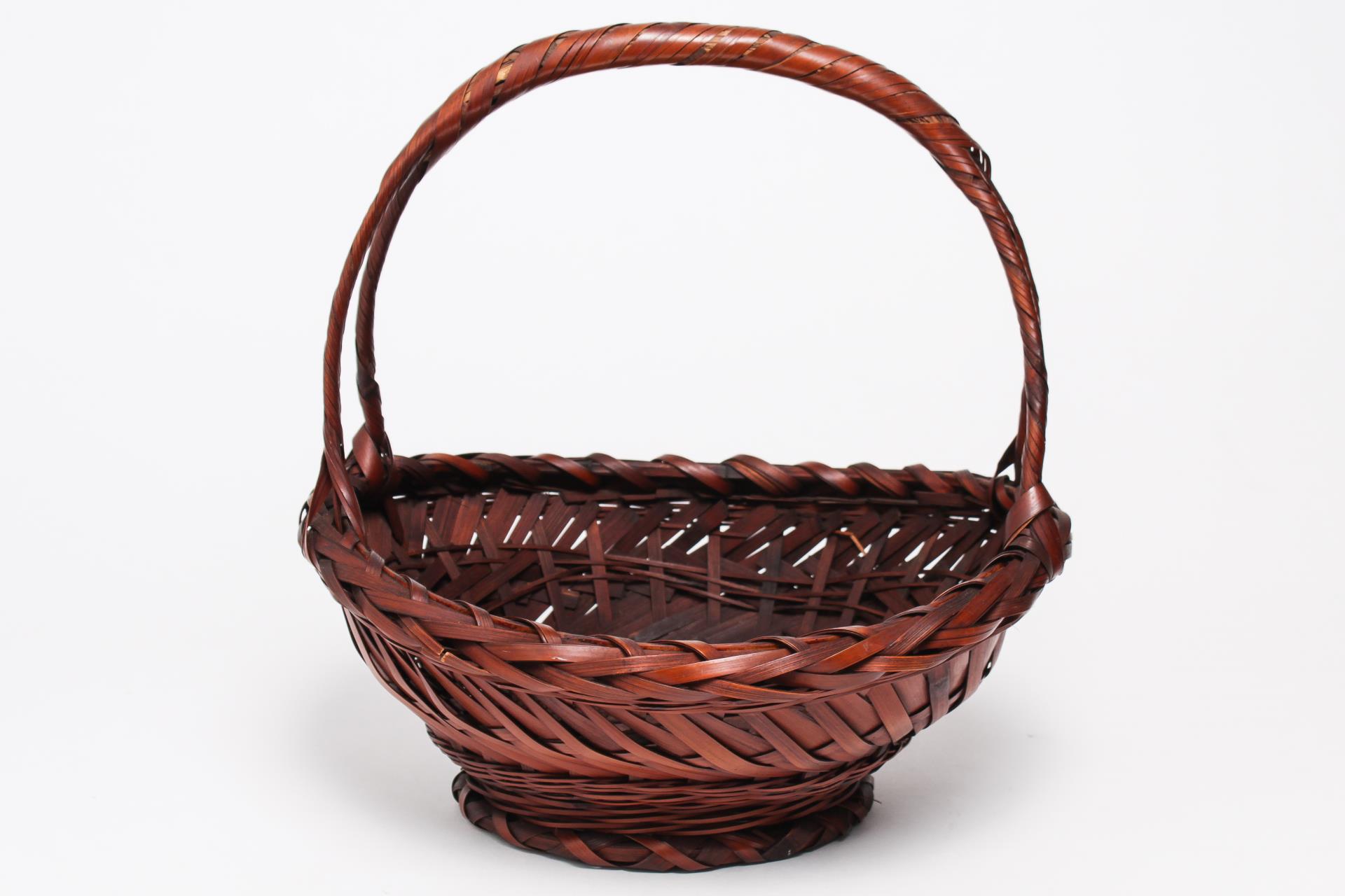 JAPANESE WOVEN IKEBANA BASKET Japanese 3c3ef5