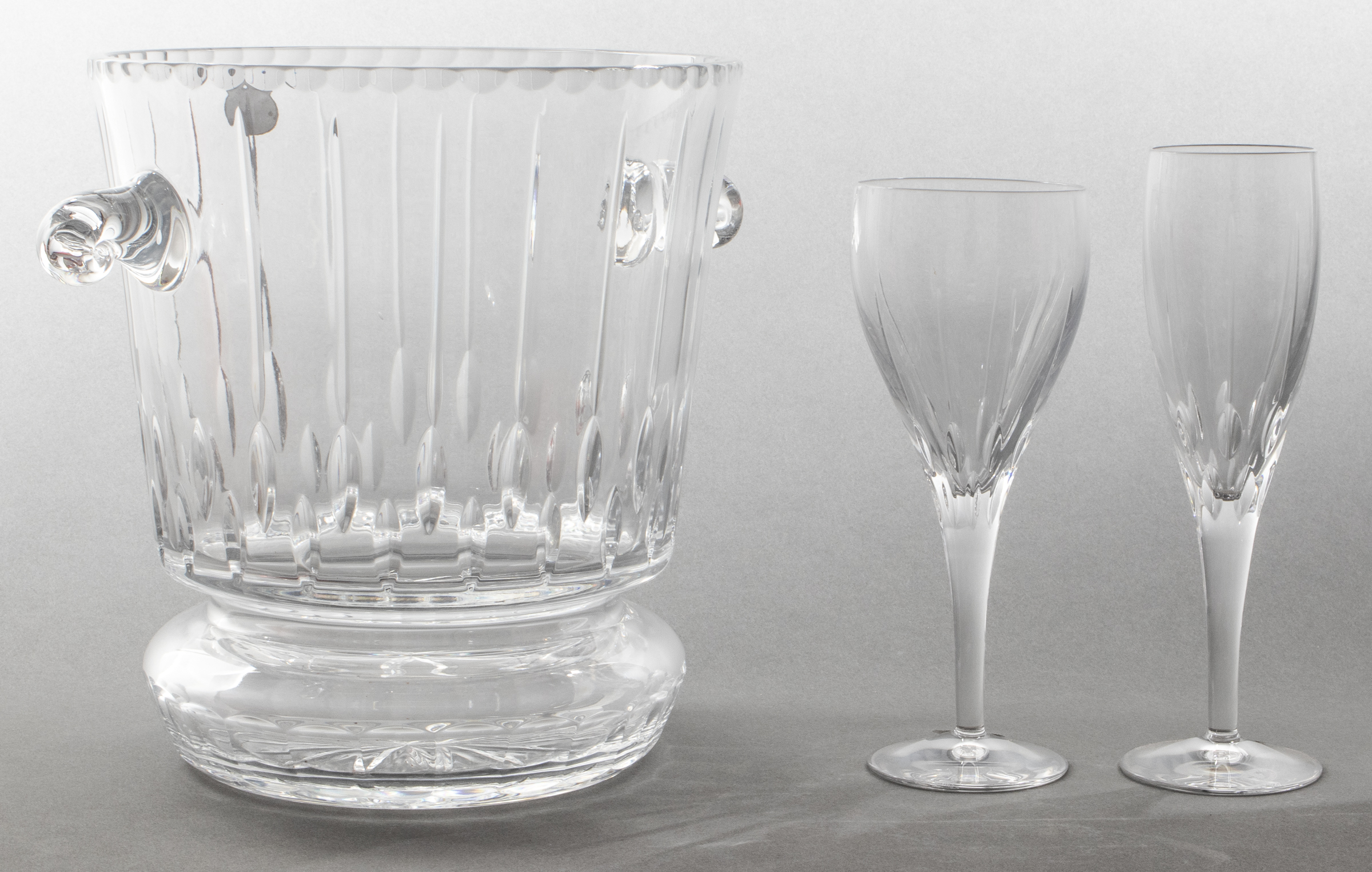 FRENCH CUT CRYSTAL CHAMPAGNE BUCKET