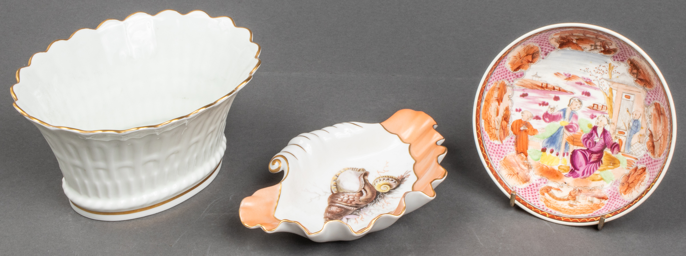 MOTTAHEDEH, LIMOGES & PORCELAIN PIECES,