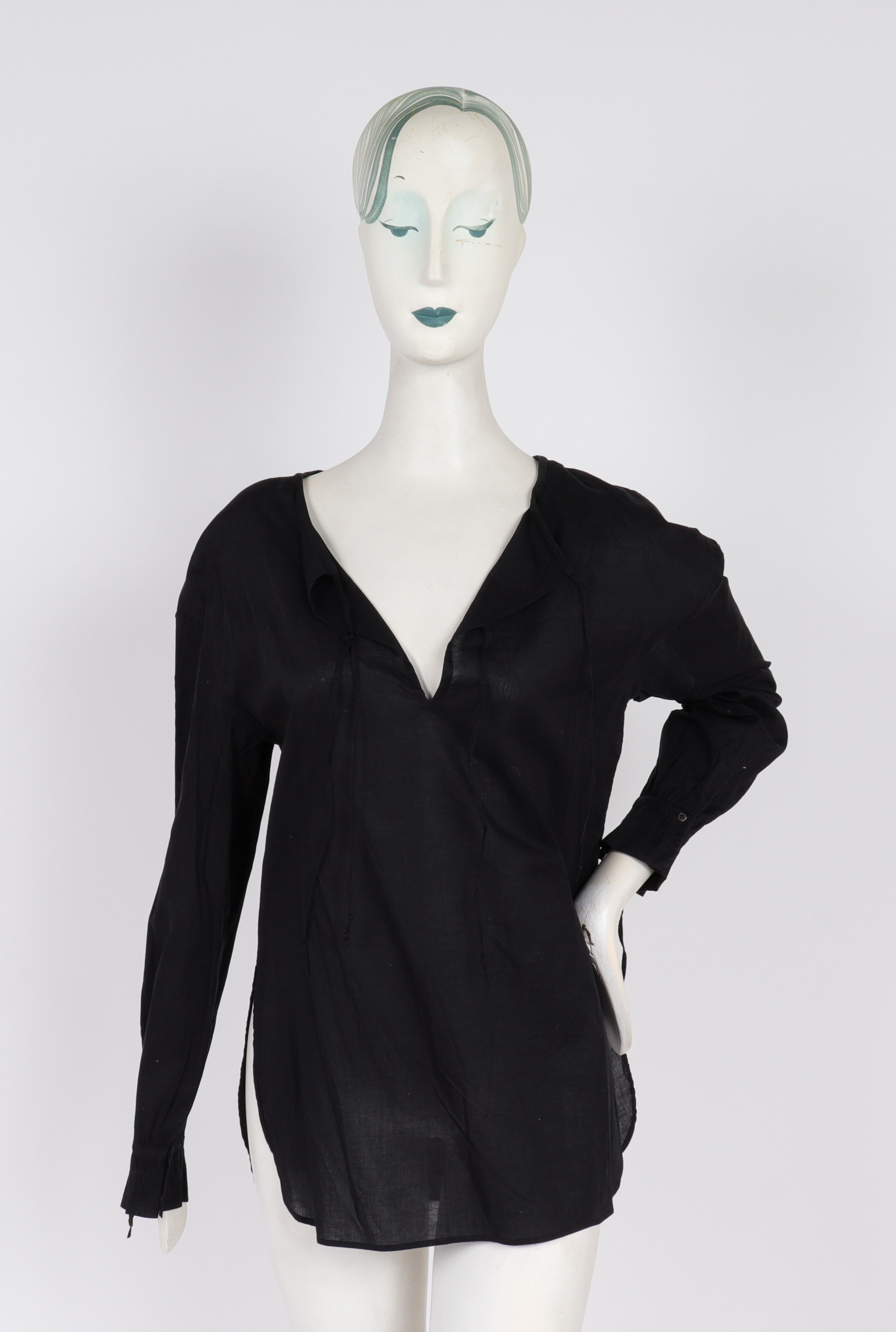 YVES SAINT LAURENT COTTON BLOUSE