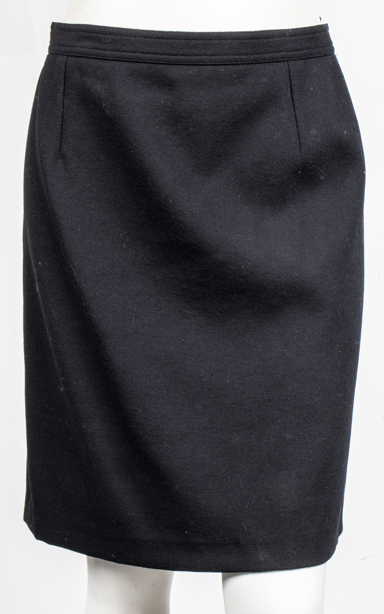 VALENTINO MISS V WOOL CREPE SKIRT