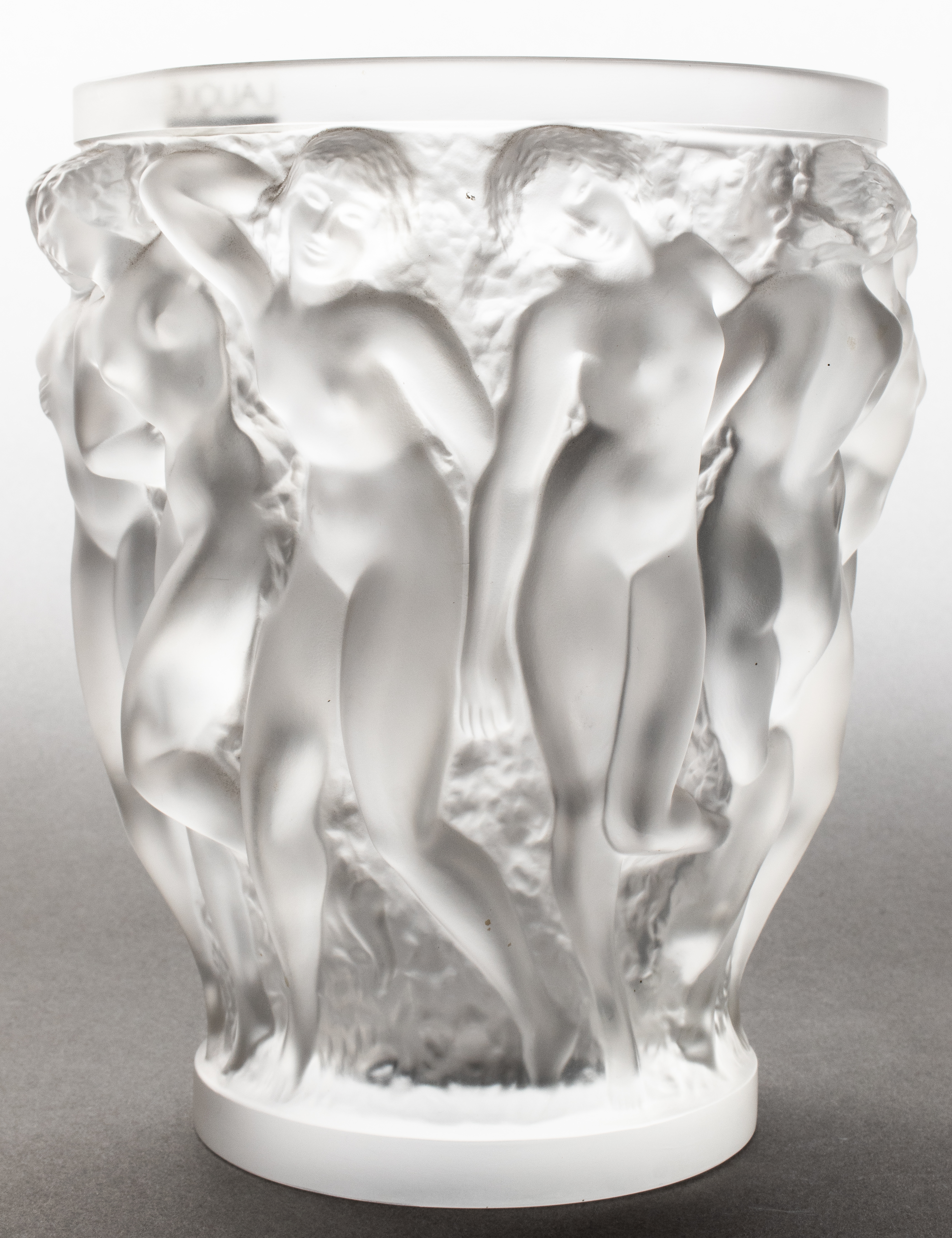 LALIQUE "BACCHANTES" LARGE FROSTED