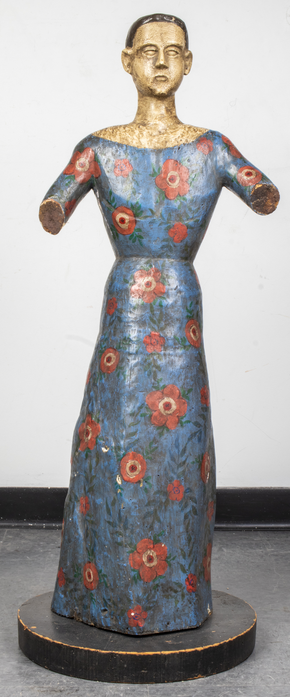 SPANISH COLONIAL POLYCHROME SCULPTURE 3c40df