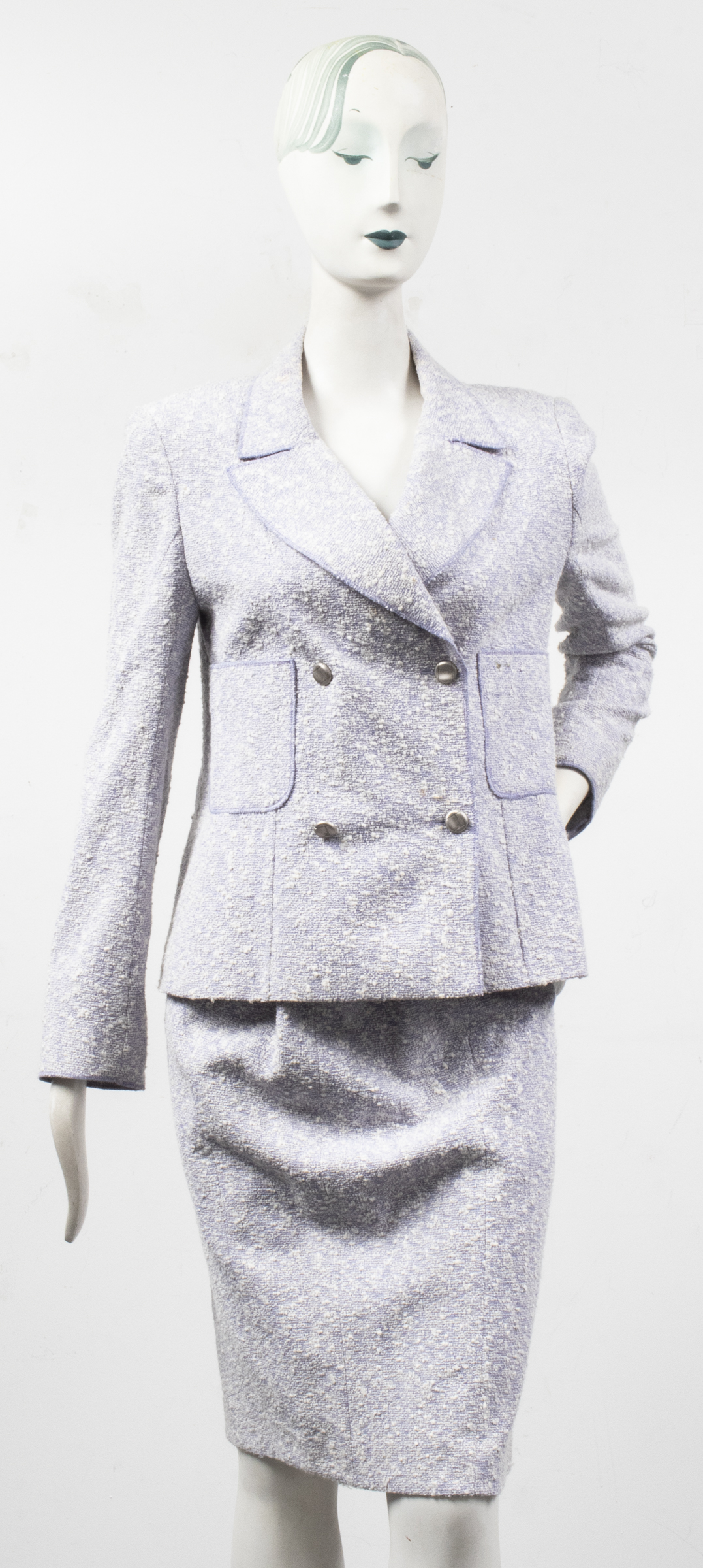 CHANEL BOUCLE TWEED SKIRT SUIT 3c40f4