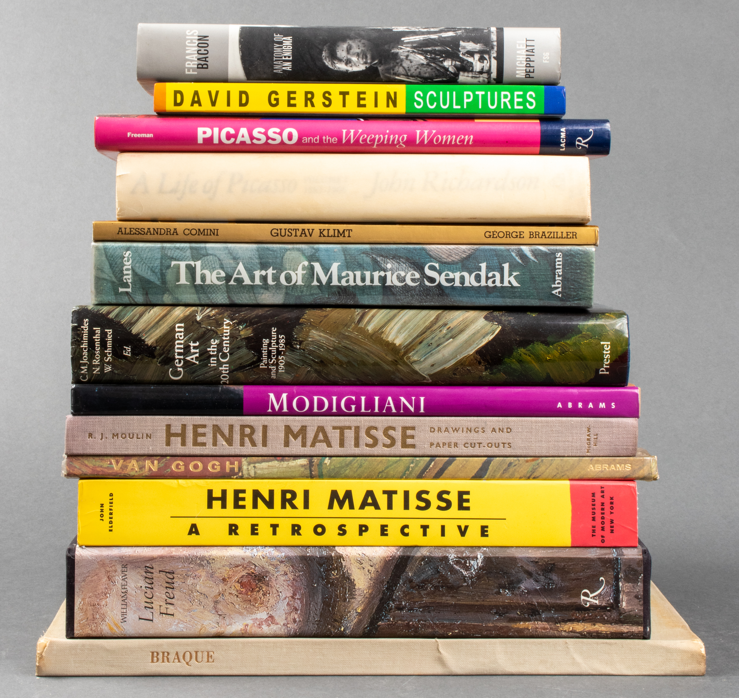 GROUP OF BOOKS ON ART AND ARTISTS, 13