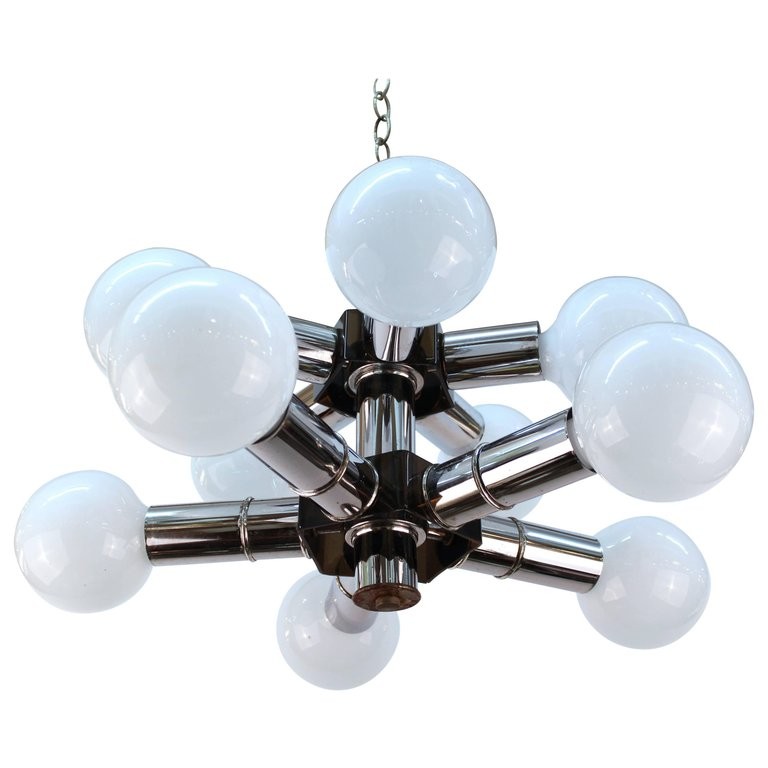 MID CENTURY MODERN SPUTNIK CHANDELIER 3c4150