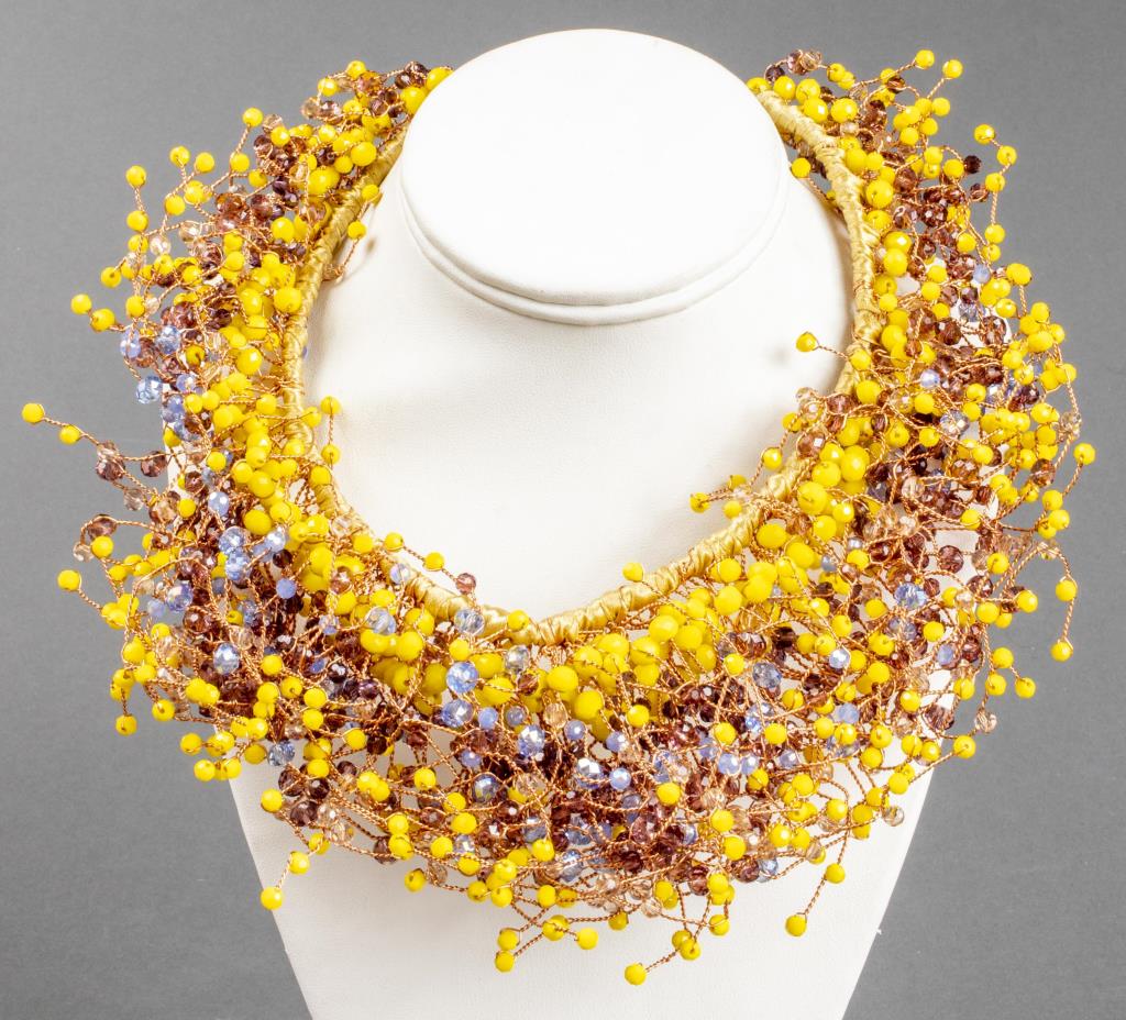 VILAIWAN BIRD S NEST BEADED COLLAR 3c4168