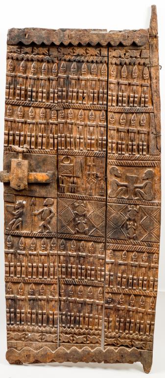AFRICAN DOGON CARVED WOOD GRANARY
