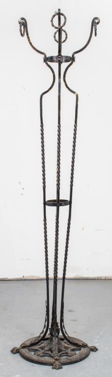 WROUGHT IRON JARDINIERE PLANT STAND 3c4211
