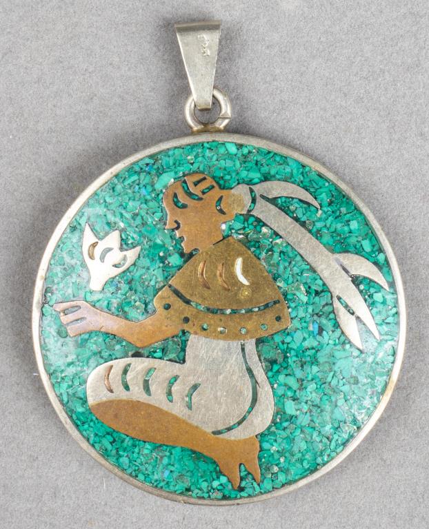 TAXCO MEXICAN SILVER/ METAL TURQUOISE