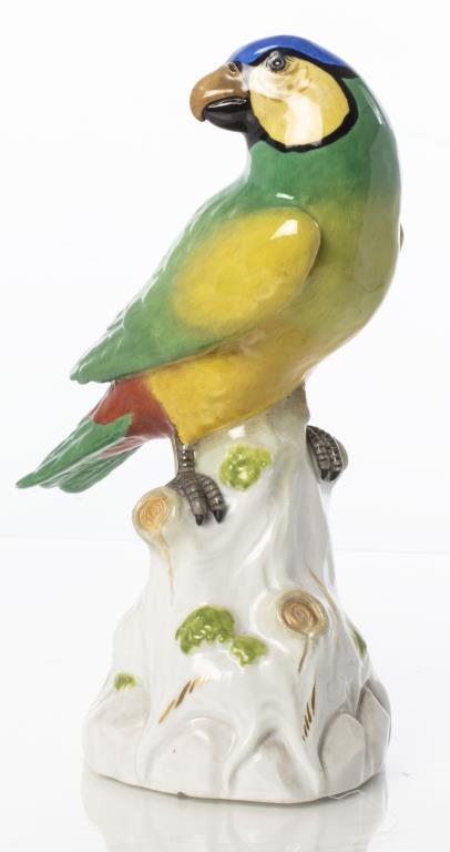 MEISSEN PORCELAIN MODEL OF A PARAKEET 3c422f