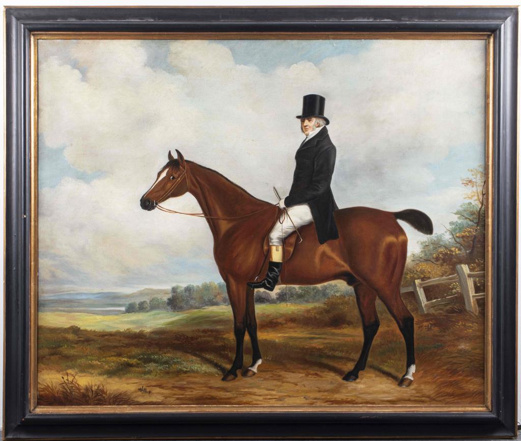 A MAFFEI HORSE RIDER OIL ON 3c4246