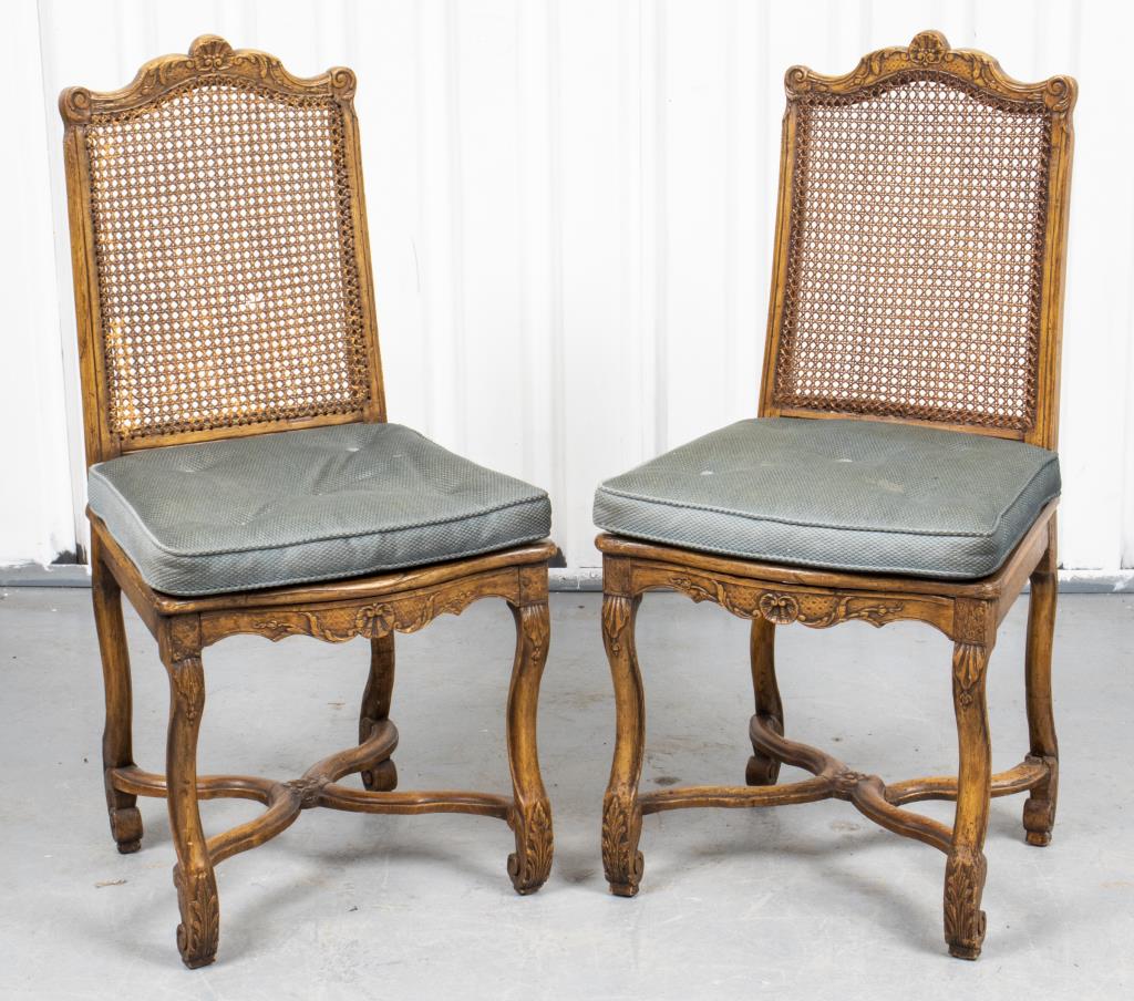 CONTINENTAL ROCOCO STYLE SIDE CHAIRS